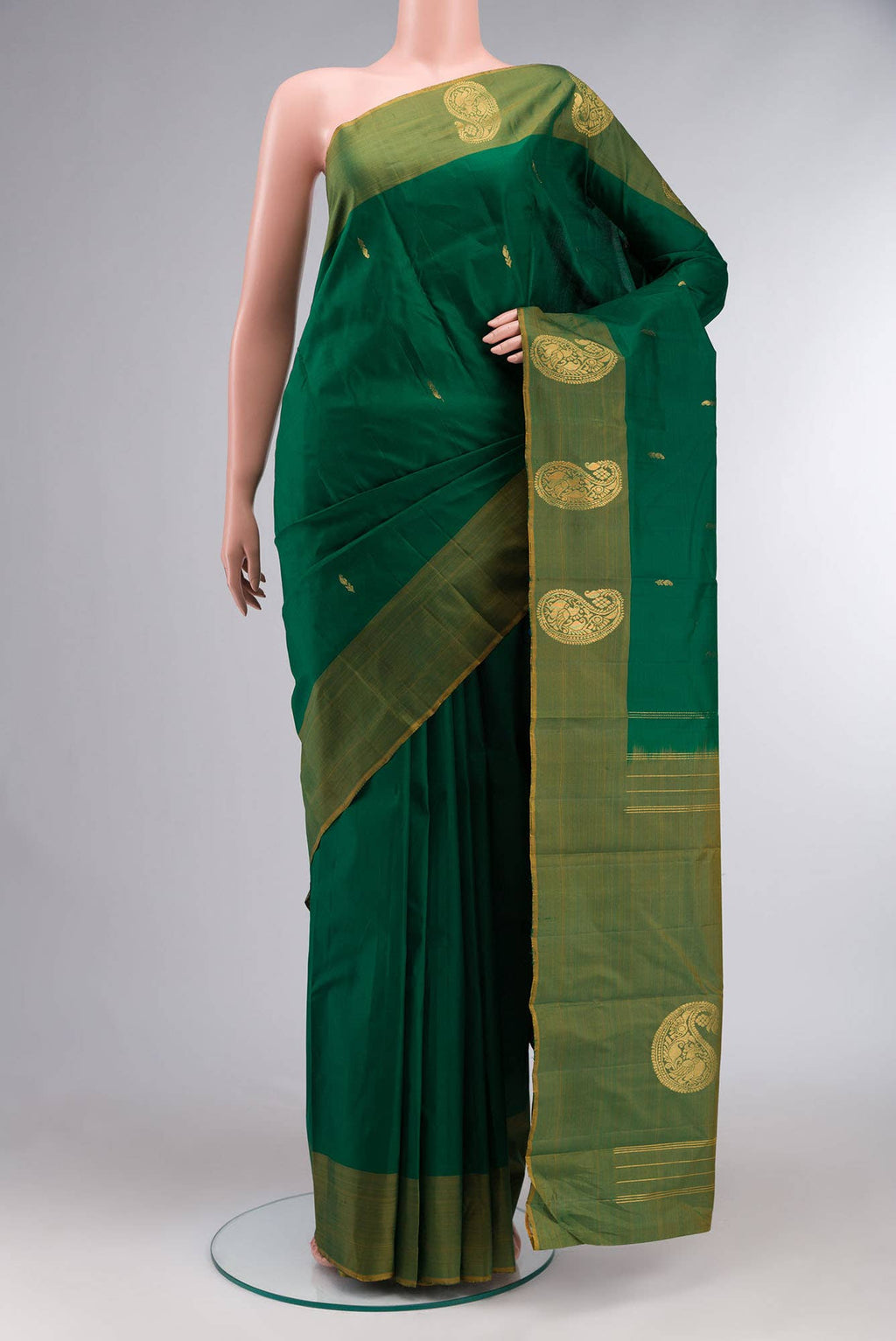 Green Kanchipuram Silk Saree