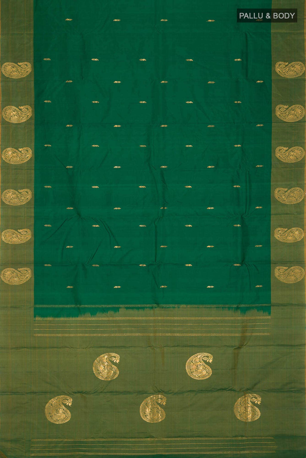 Green Kanchipuram Silk Saree