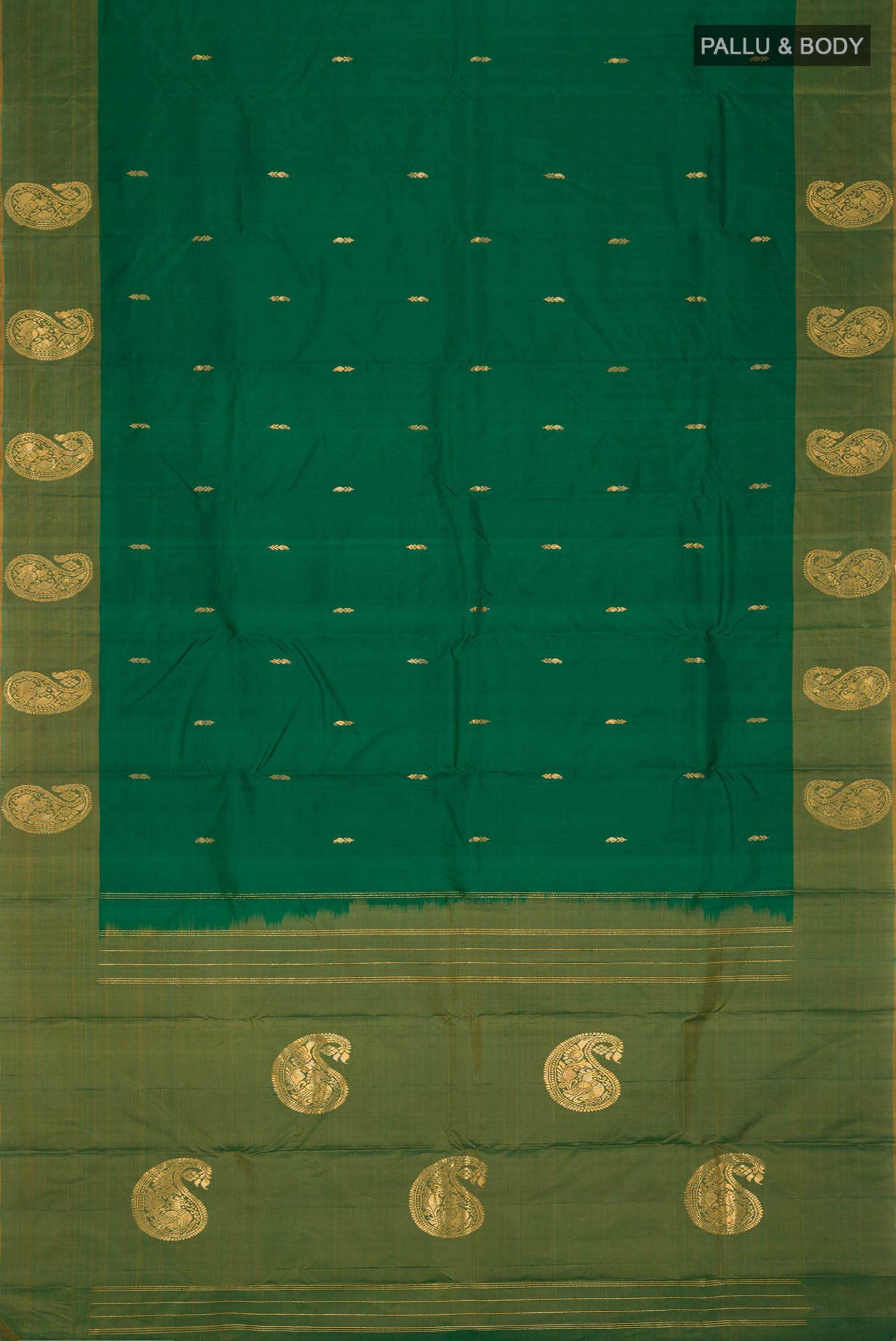 Green Kanchipuram Silk Saree