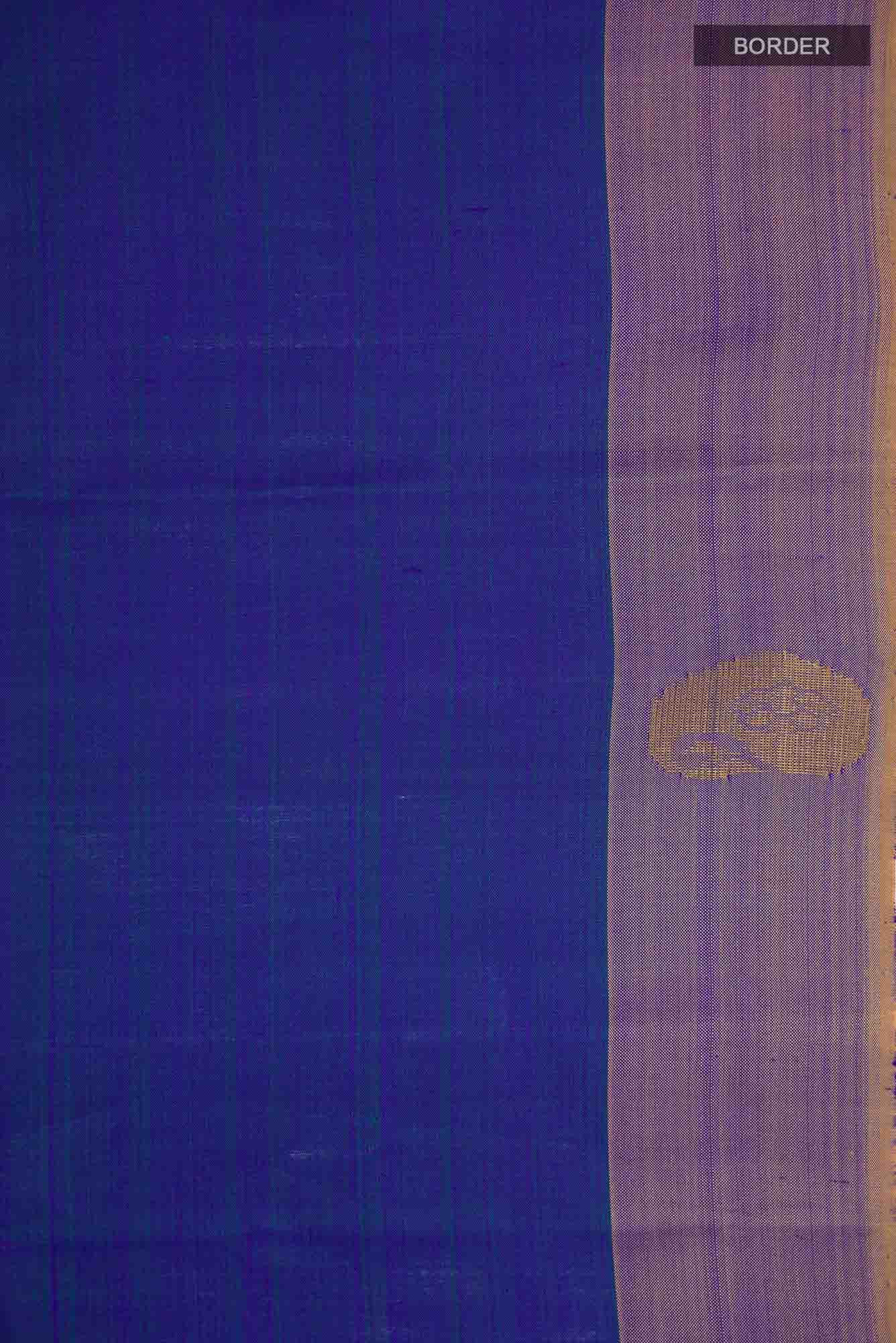 Blue Kanchipuram Silk Saree