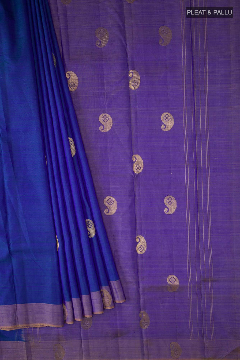 Blue Kanchipuram Silk Saree