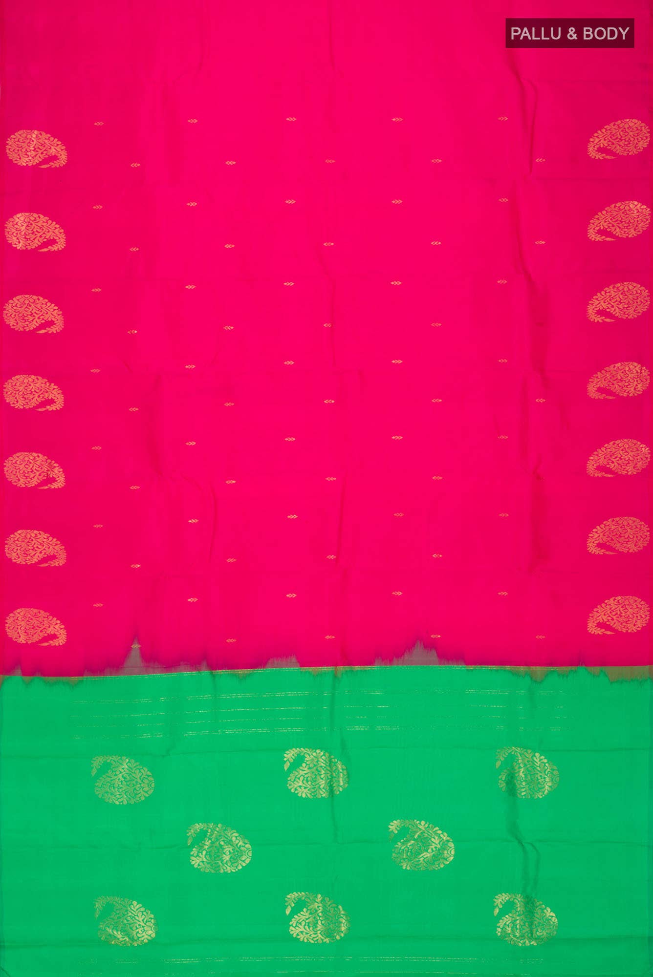 Pink Kanchipuram Silk Saree