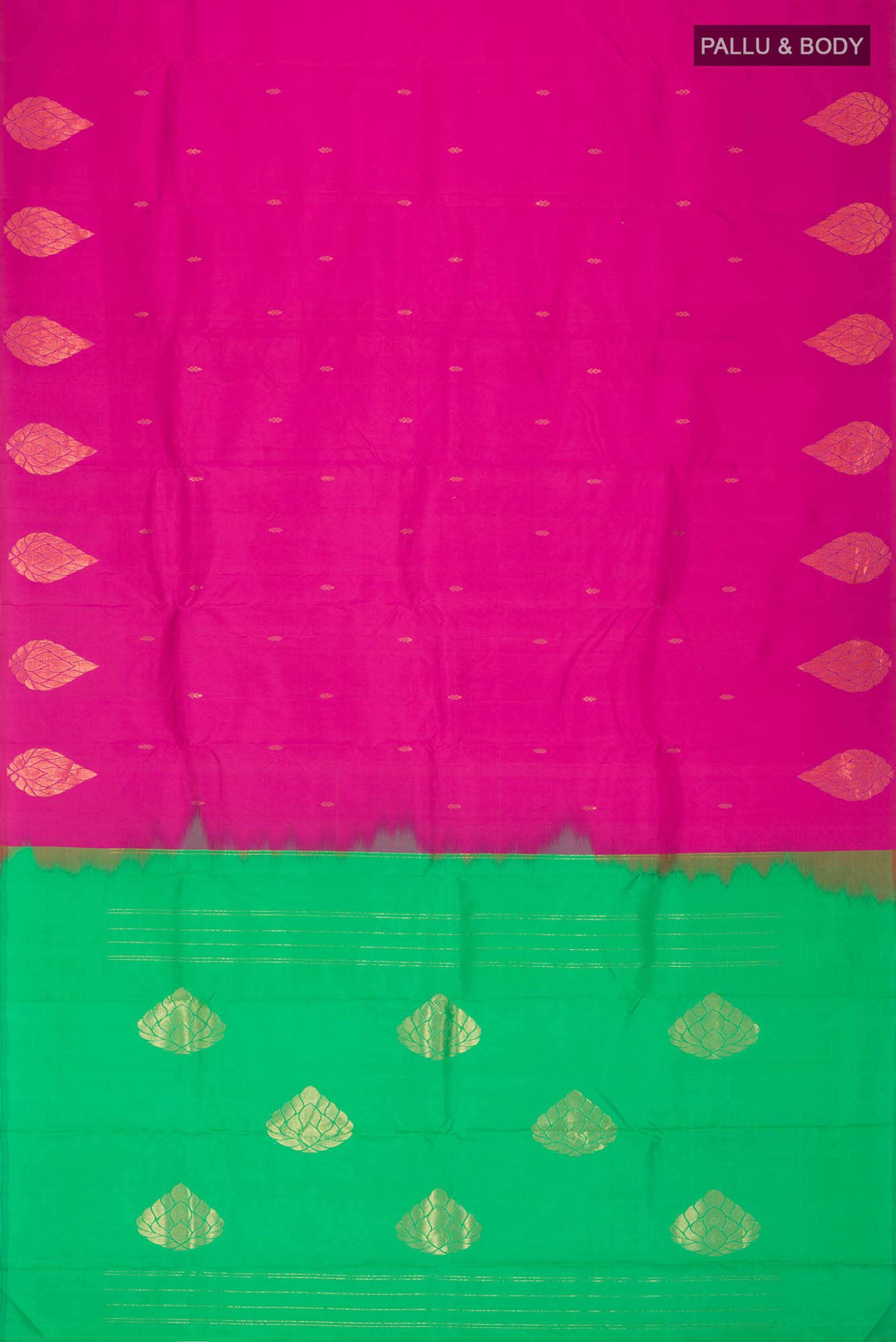 Pink Kanchipuram Silk Saree