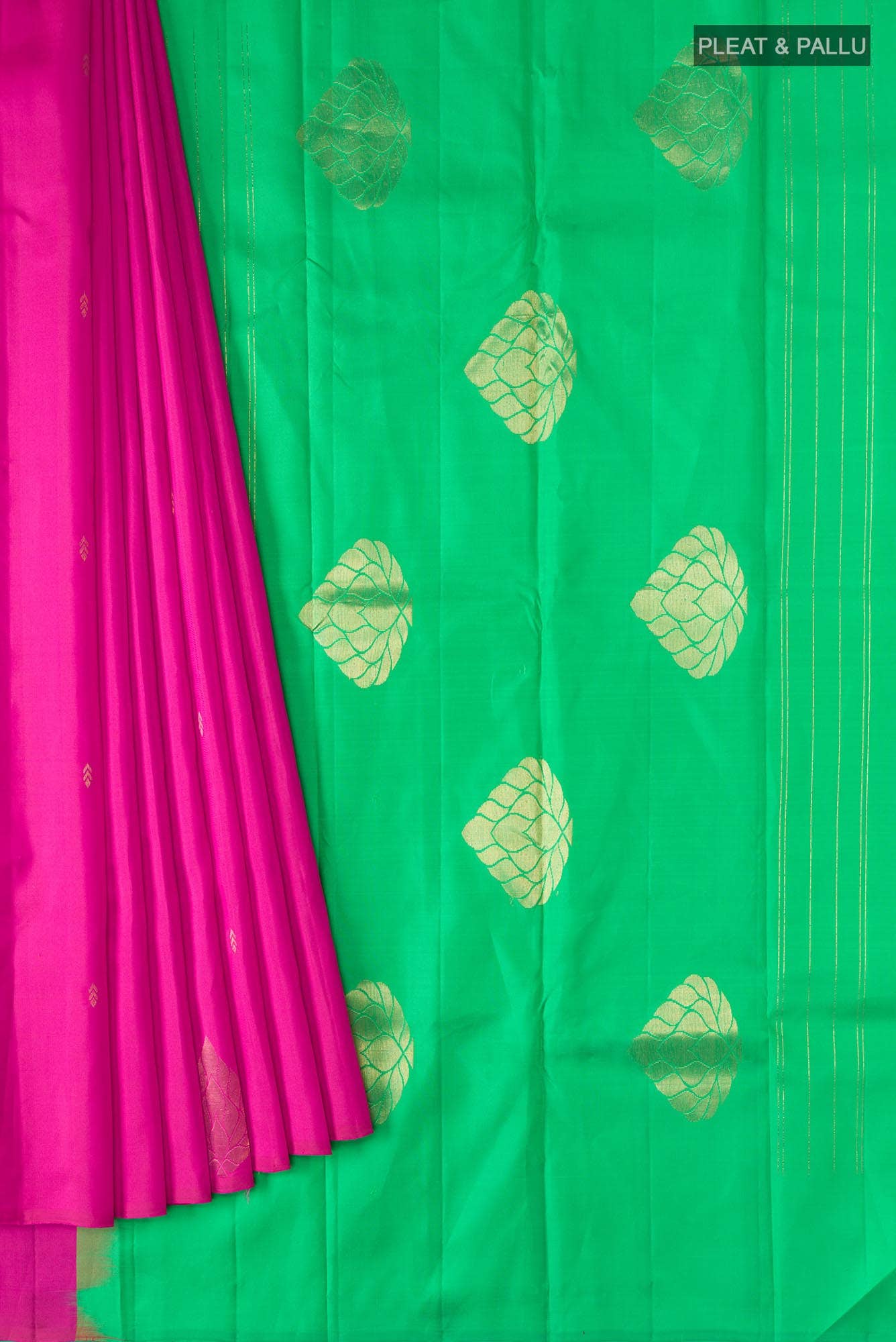 Pink Kanchipuram Silk Saree