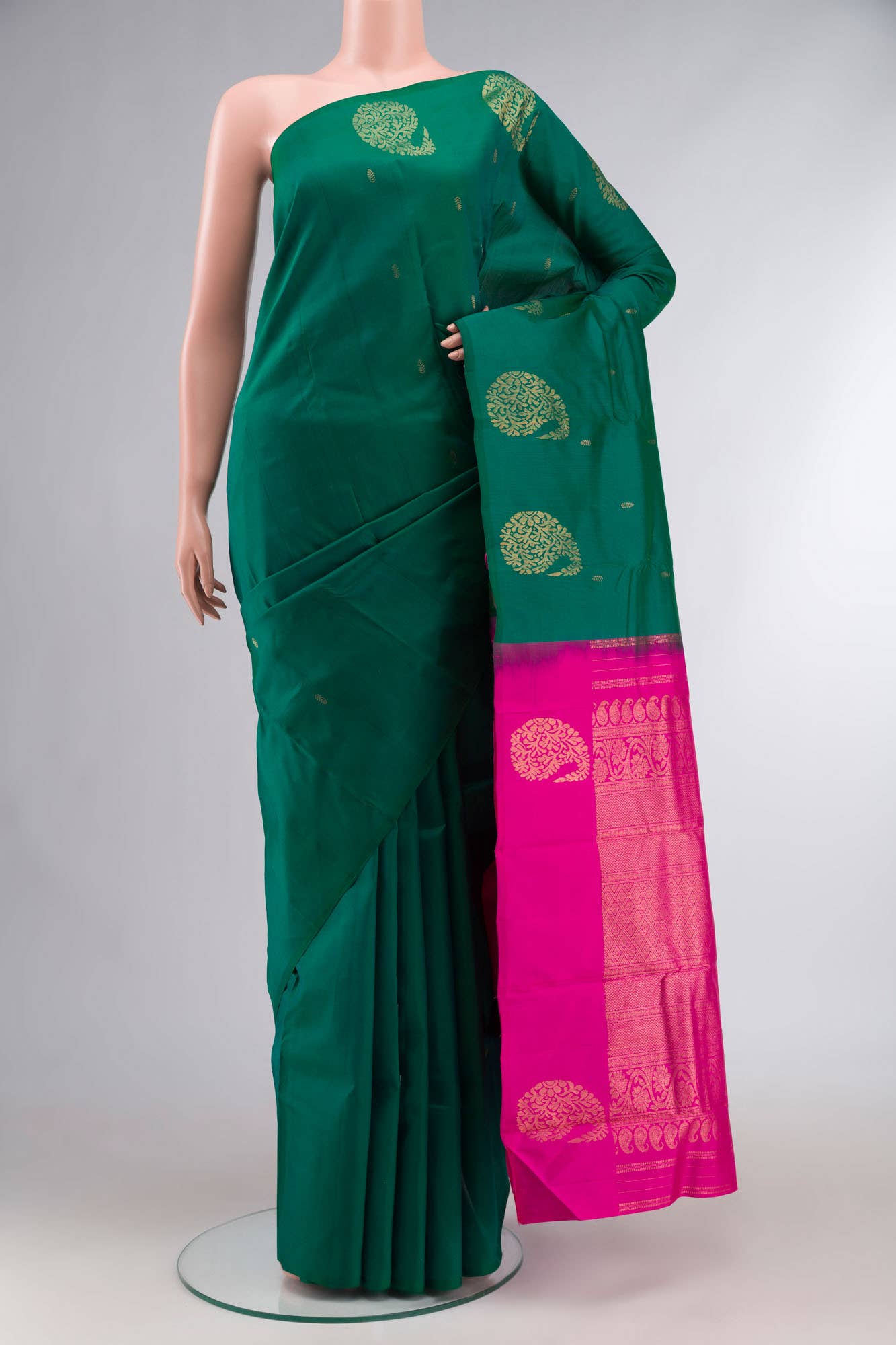 Green Kanchipuram Silk Saree