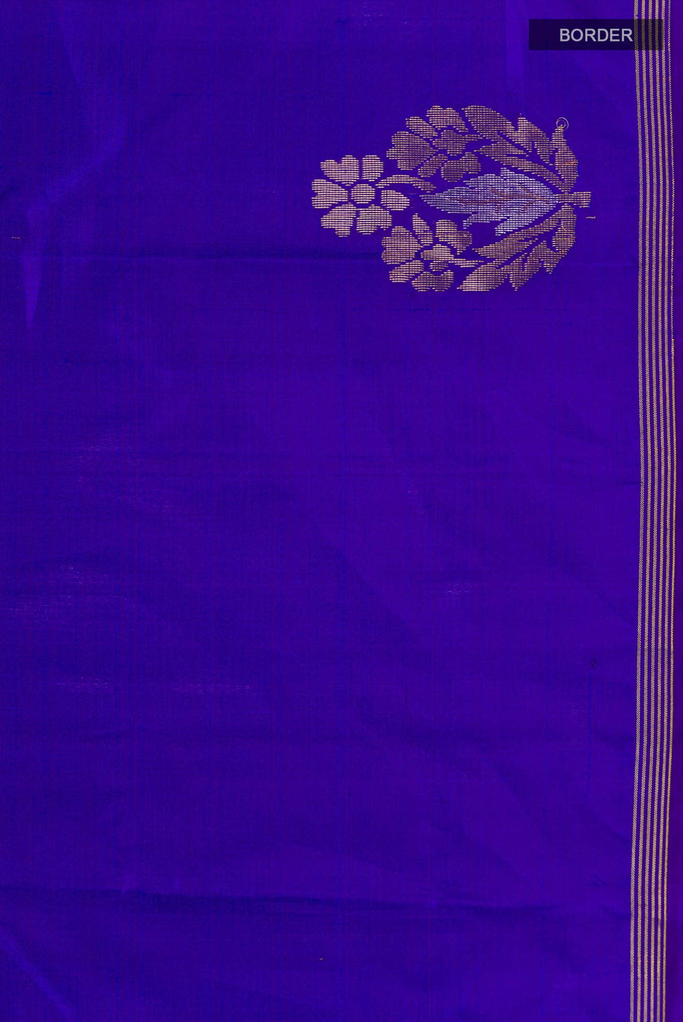 Blue Kanchipuram Silk Saree
