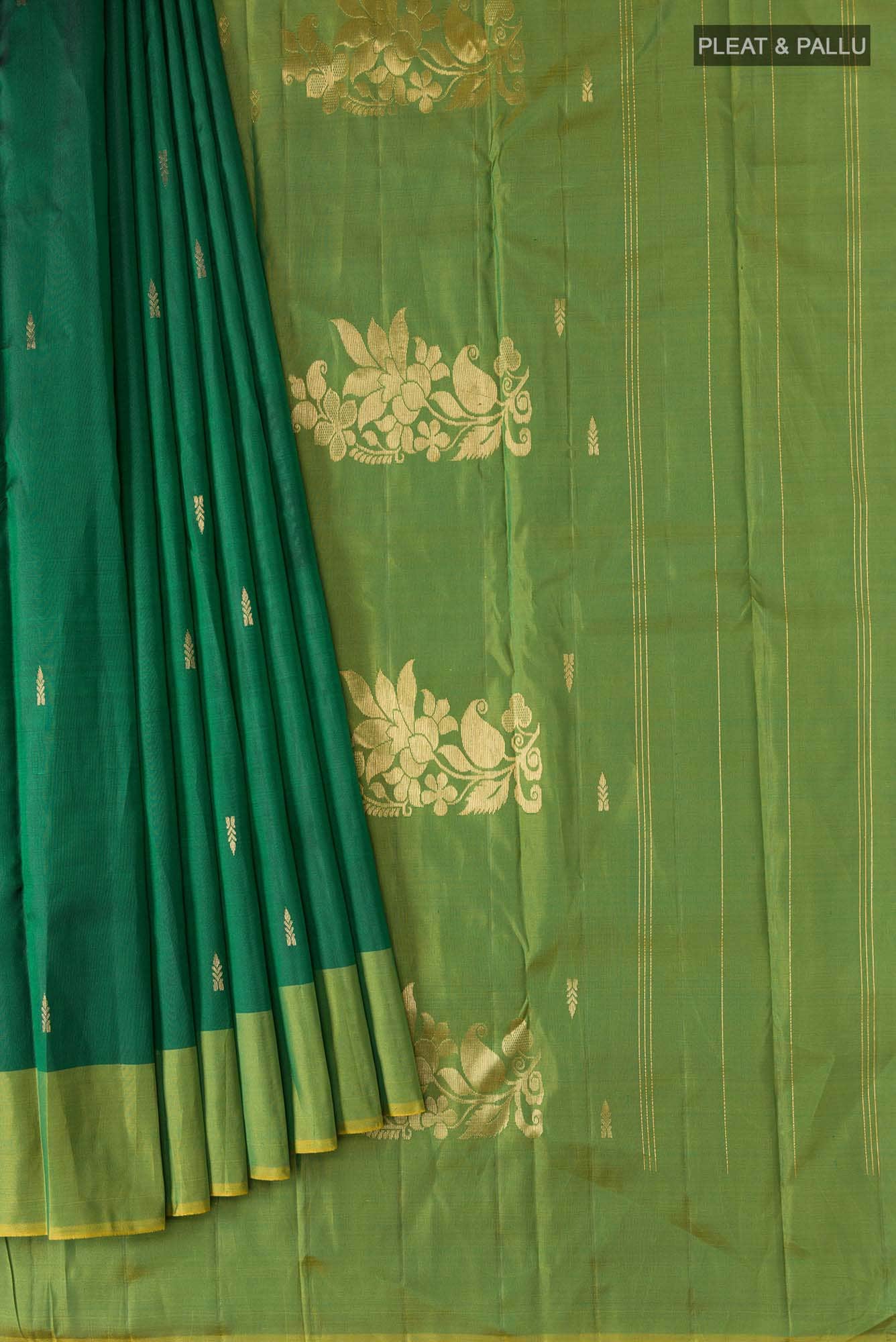 Green Kanchipuram Silk Saree