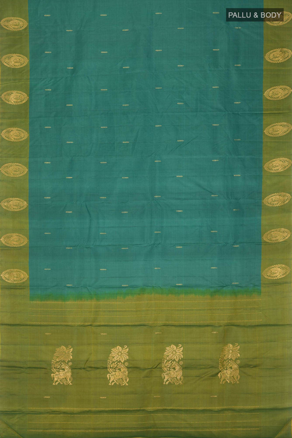 Green Kanchipuram Silk Saree