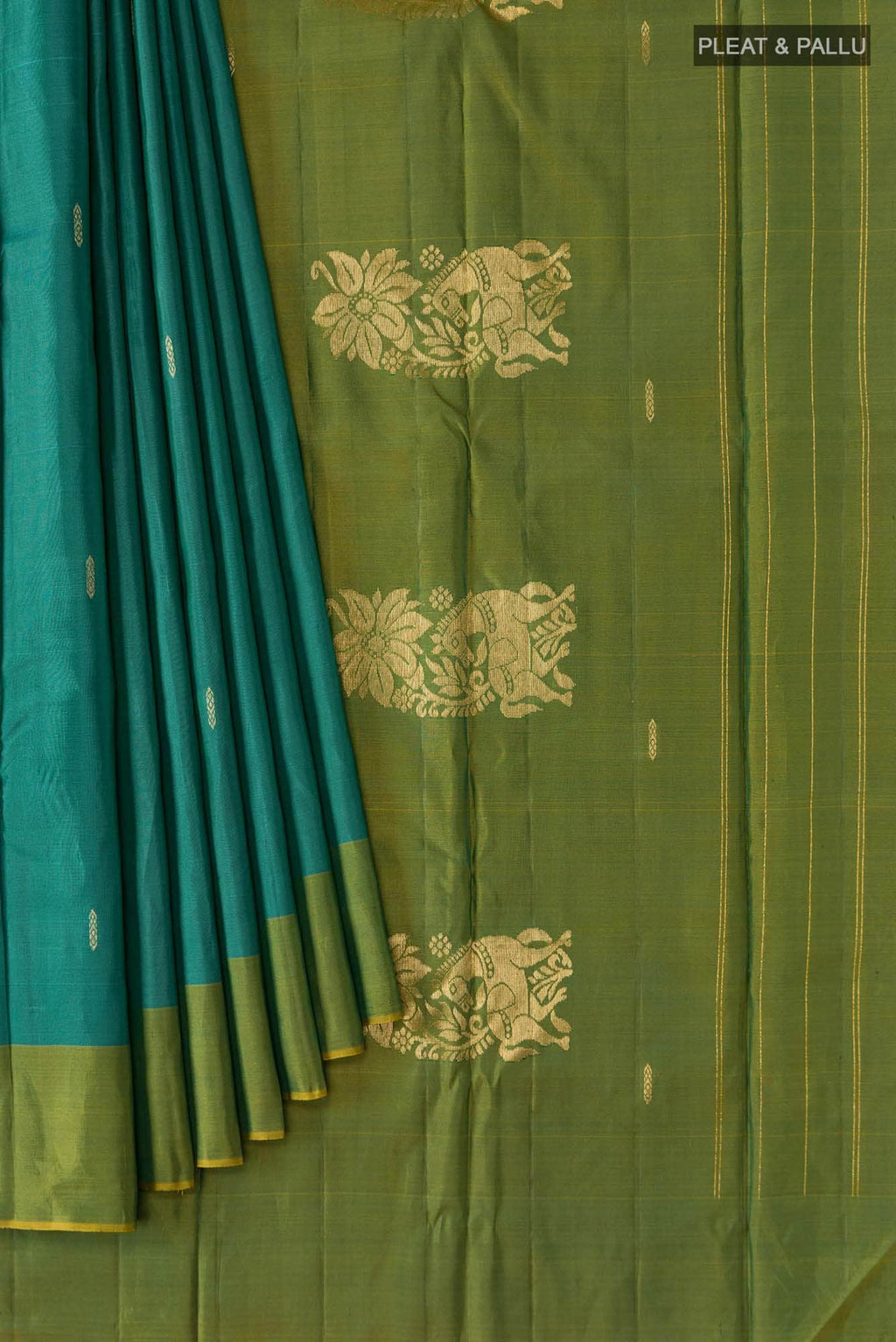 Green Kanchipuram Silk Saree
