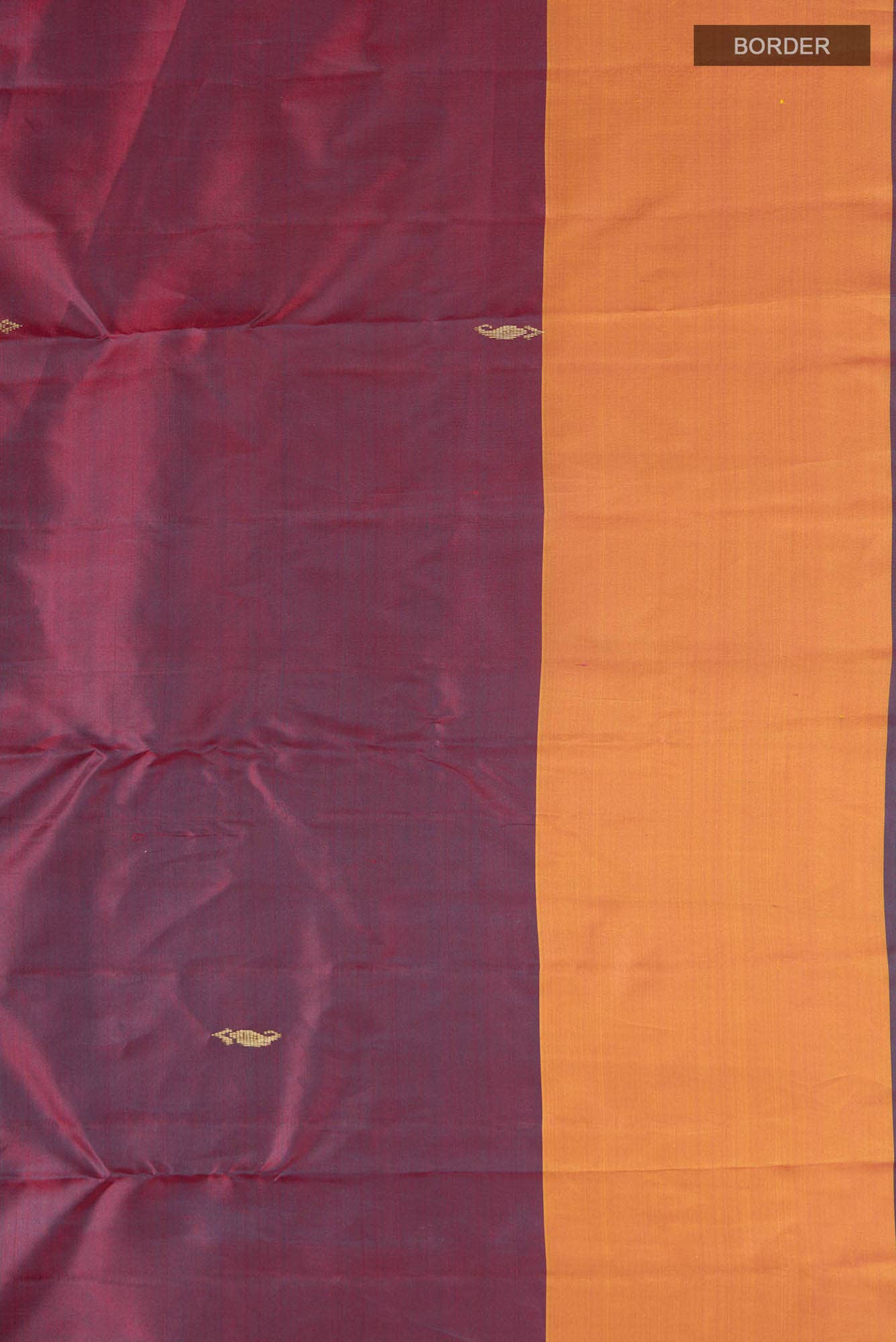Magenta with Green Dual Tone Kanchipuram Silk Saree