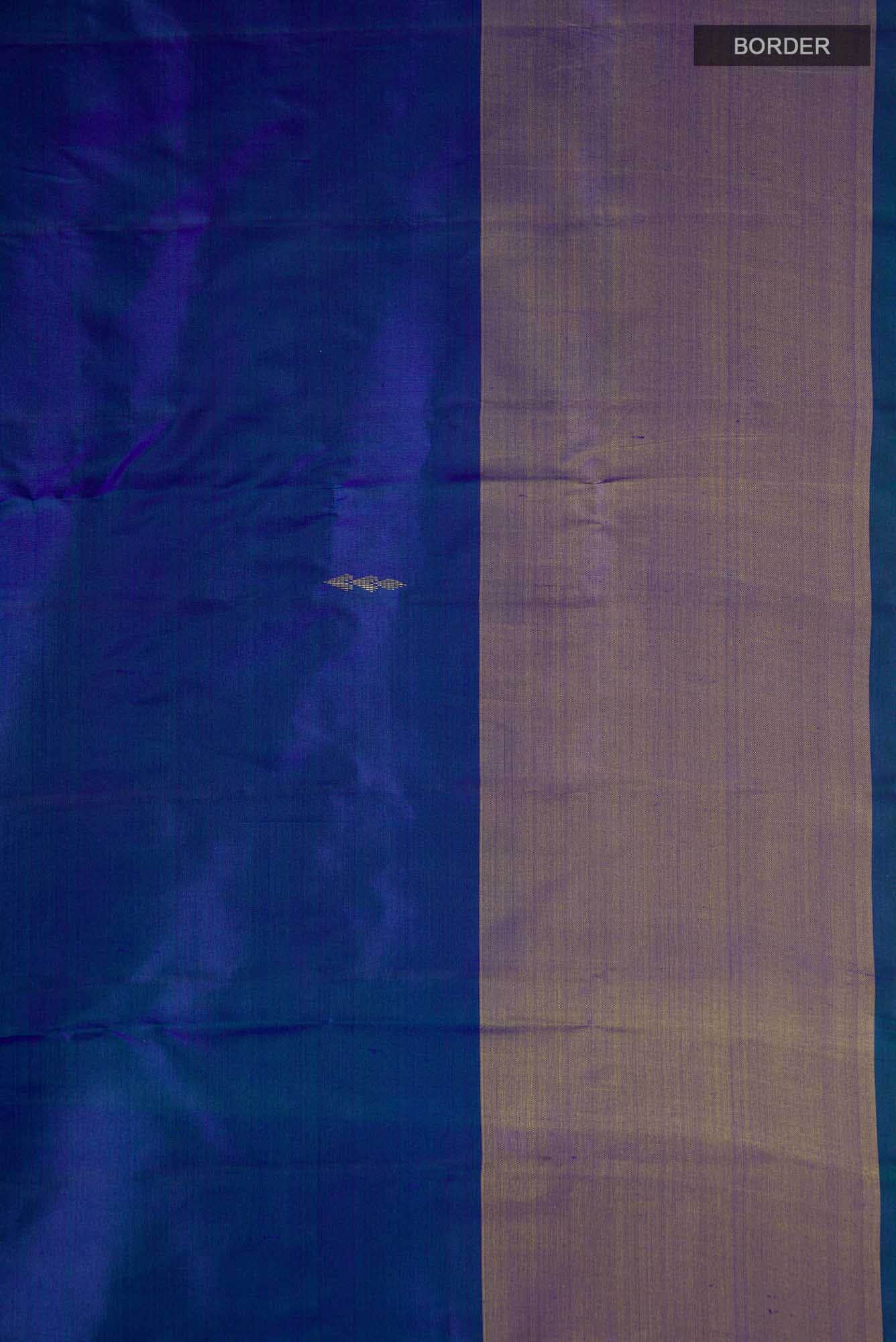 Blue Kanchipuram Silk Saree