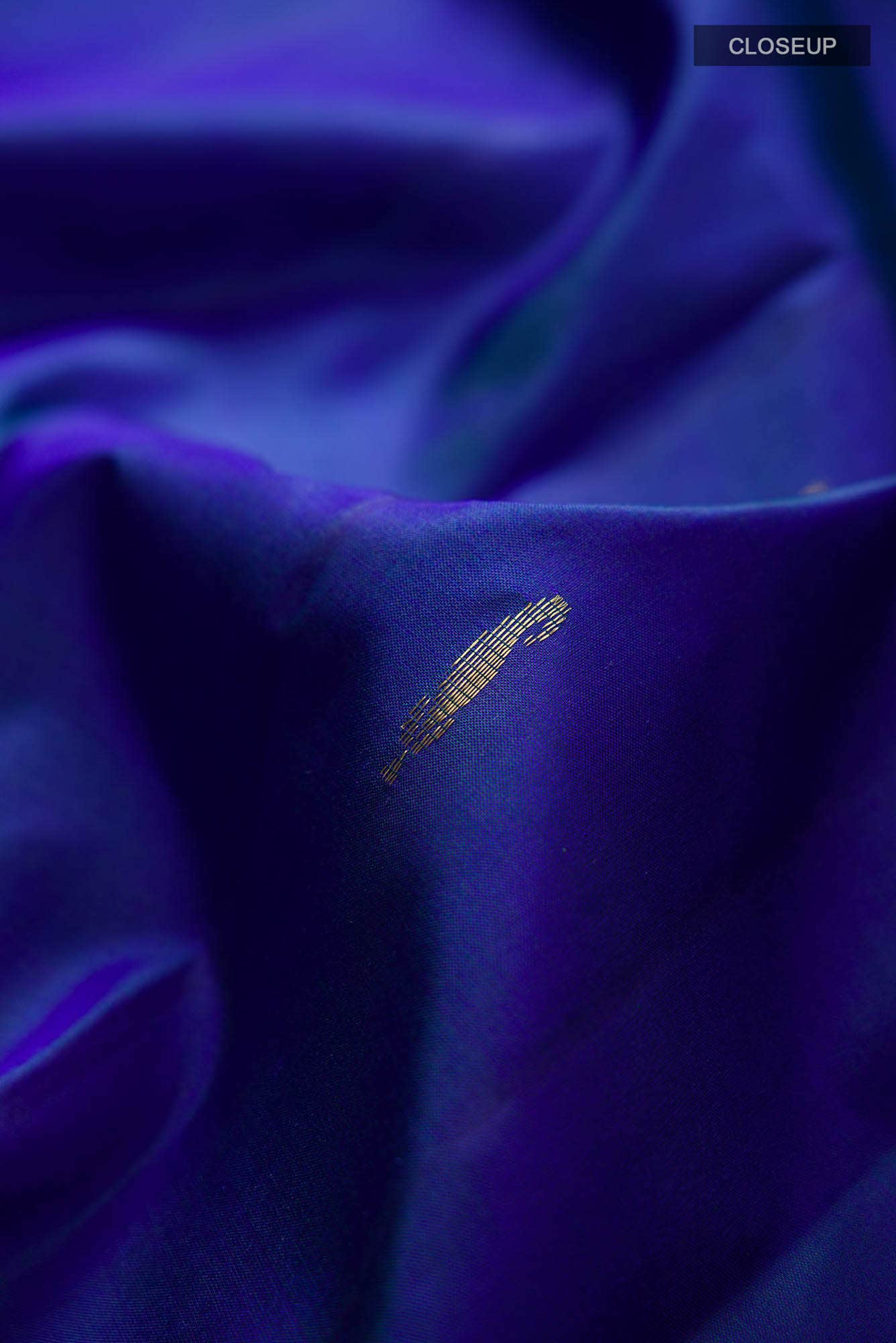 Blue Kanchipuram Silk Saree