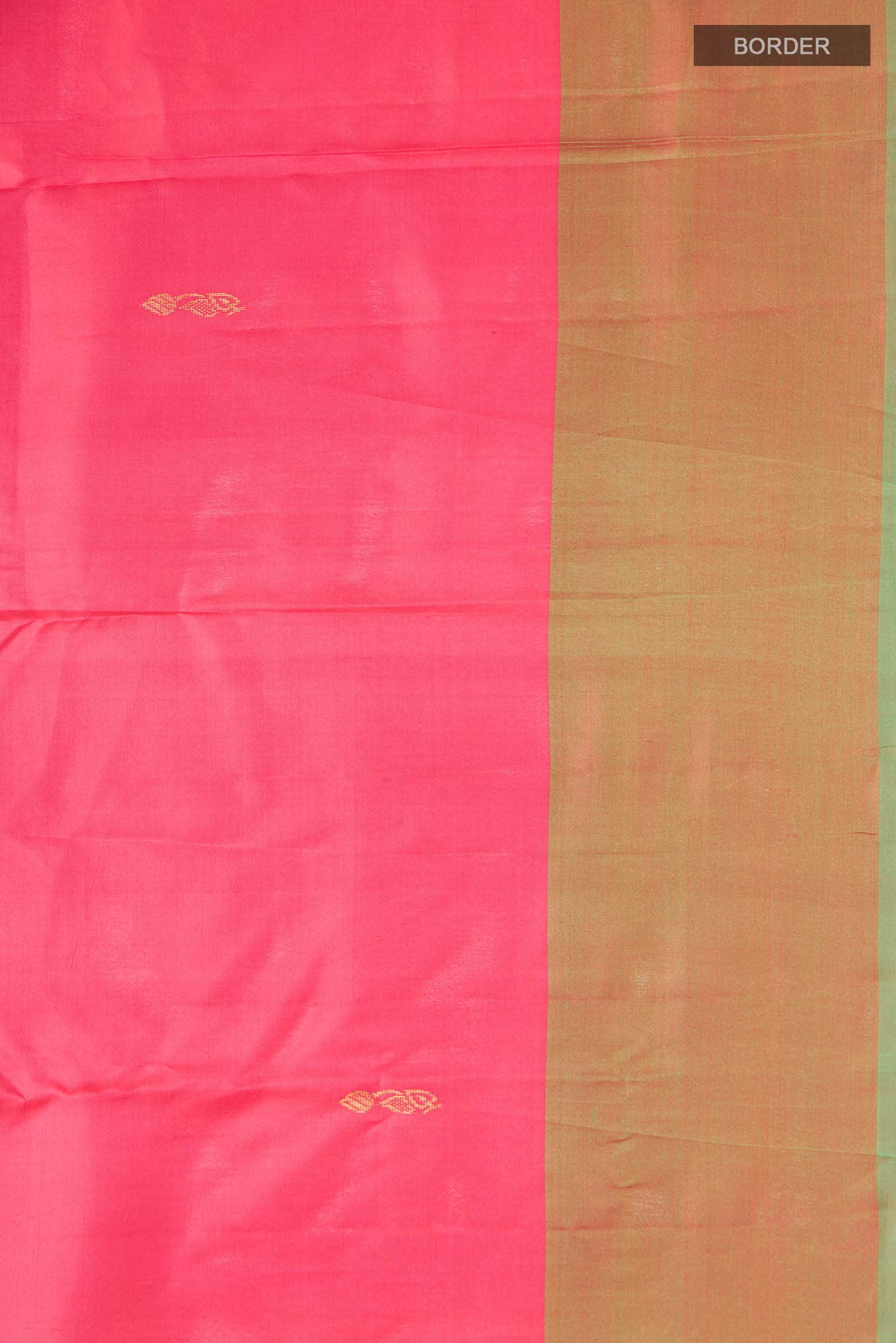 Pink with Red Dual Tone Kanchipuram Silk Saree