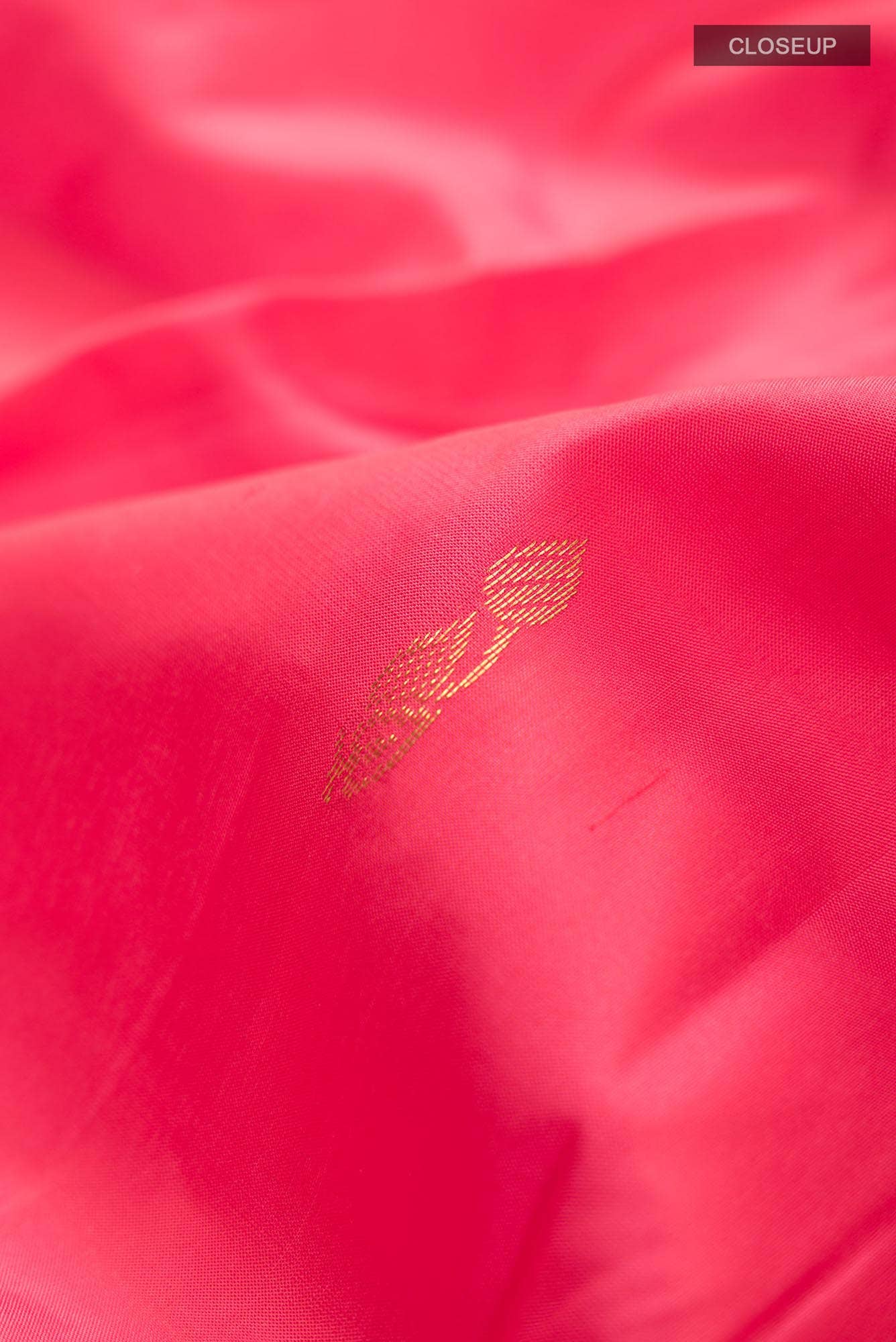 Pink with Red Dual Tone Kanchipuram Silk Saree
