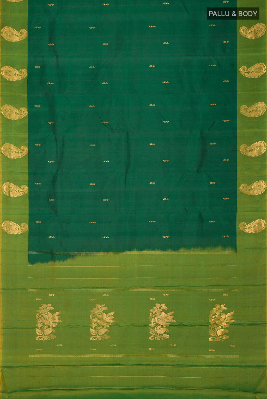 Green Kanchipuram Silk Saree
