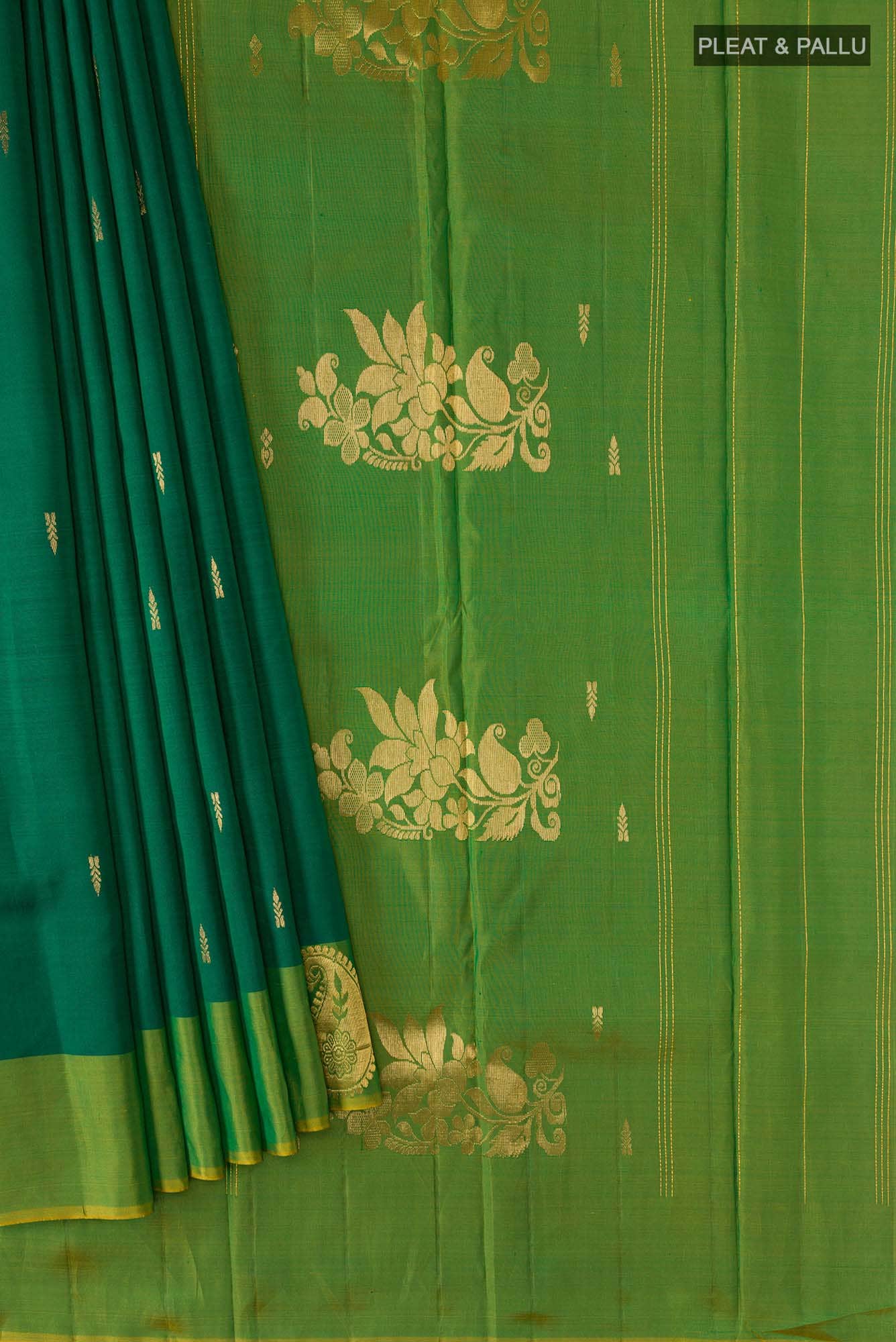 Green Kanchipuram Silk Saree