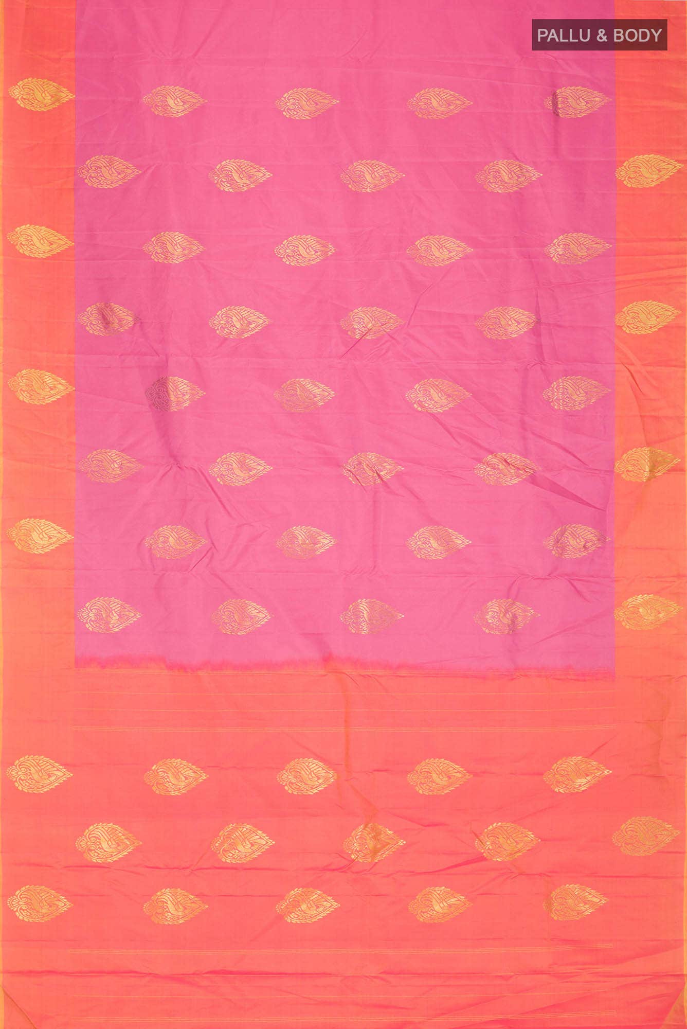 Pink Kanchipuram Silk Saree