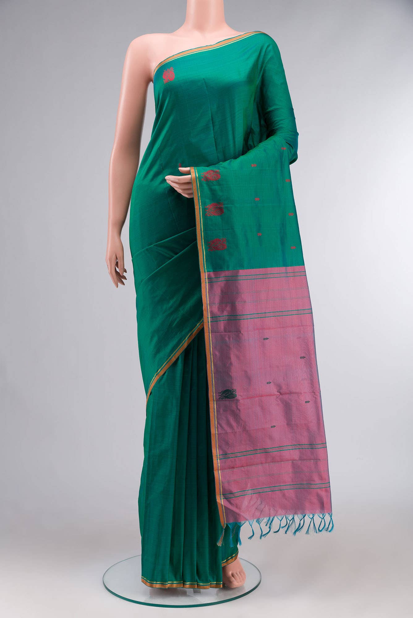 Green Kanchipuram Silk Saree