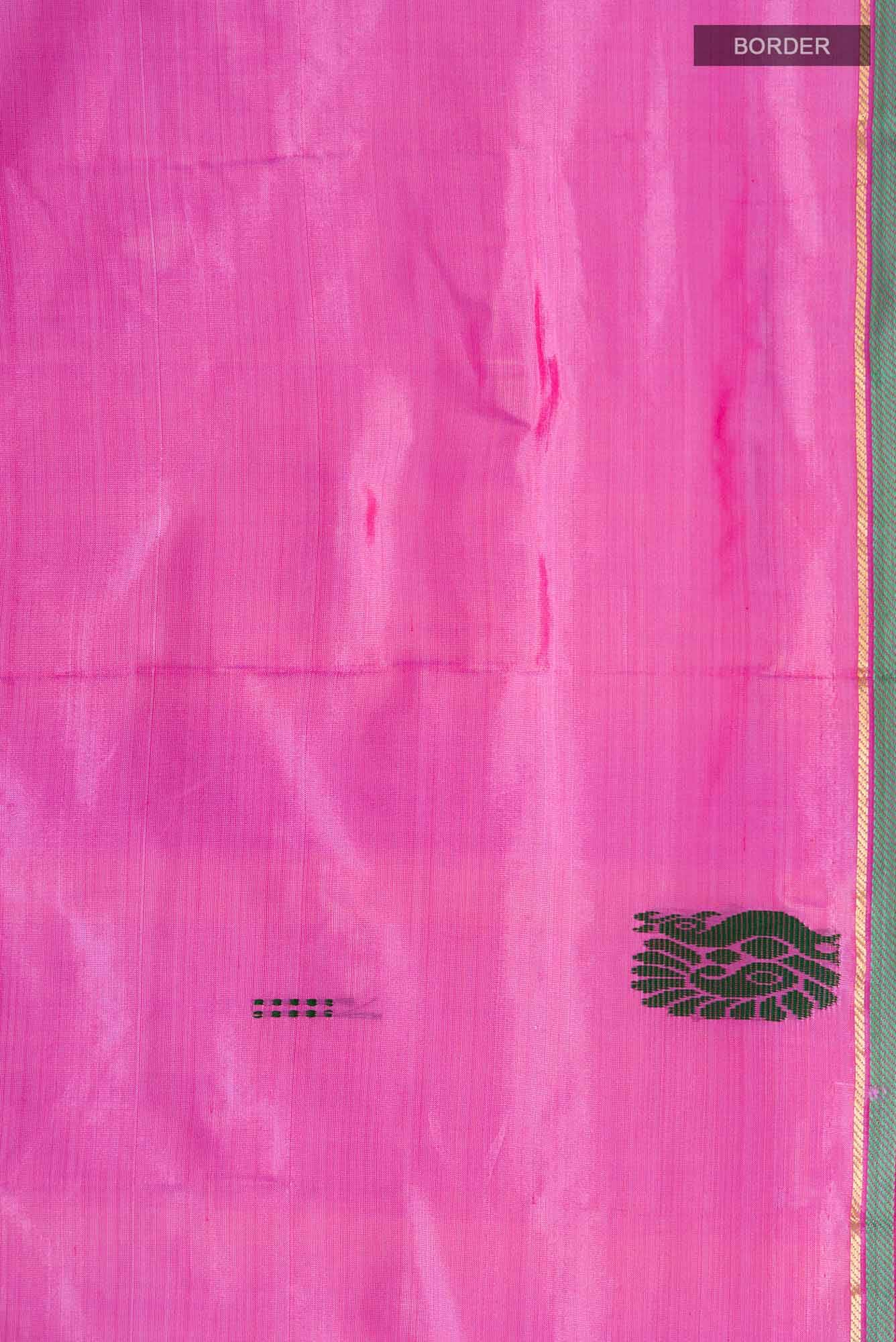 Pink Kanchipuram Silk Saree