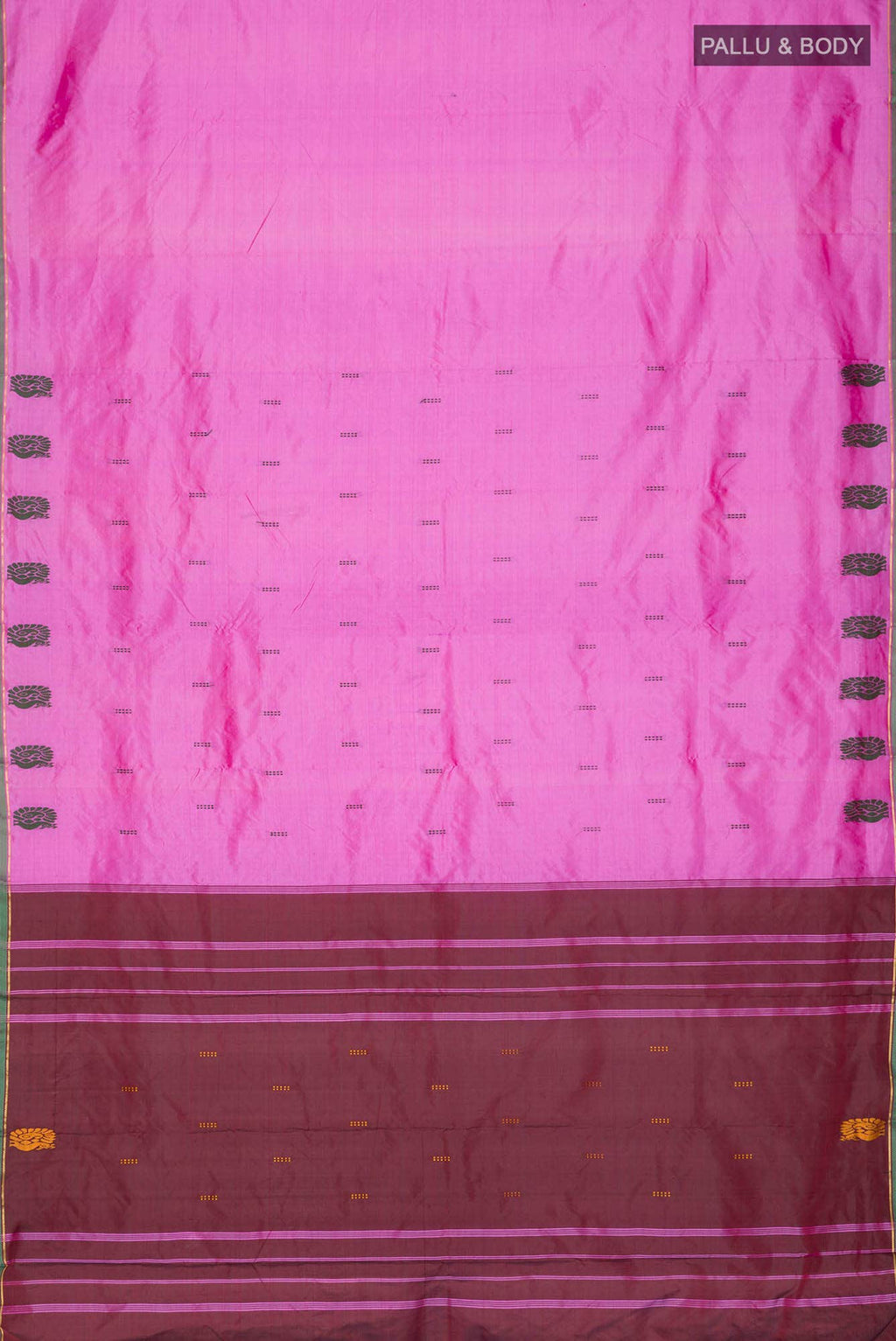 Pink Kanchipuram Silk Saree
