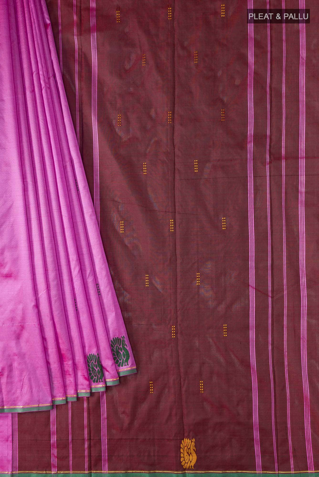 Pink Kanchipuram Silk Saree