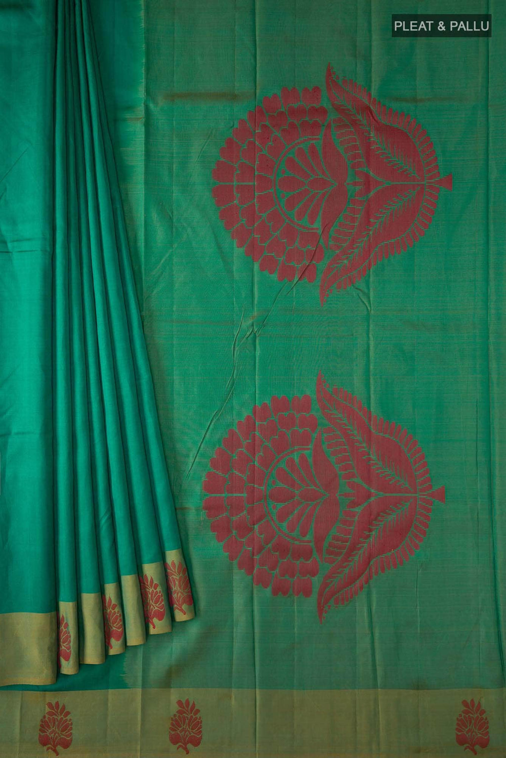 Green Kanchipuram Silk Saree