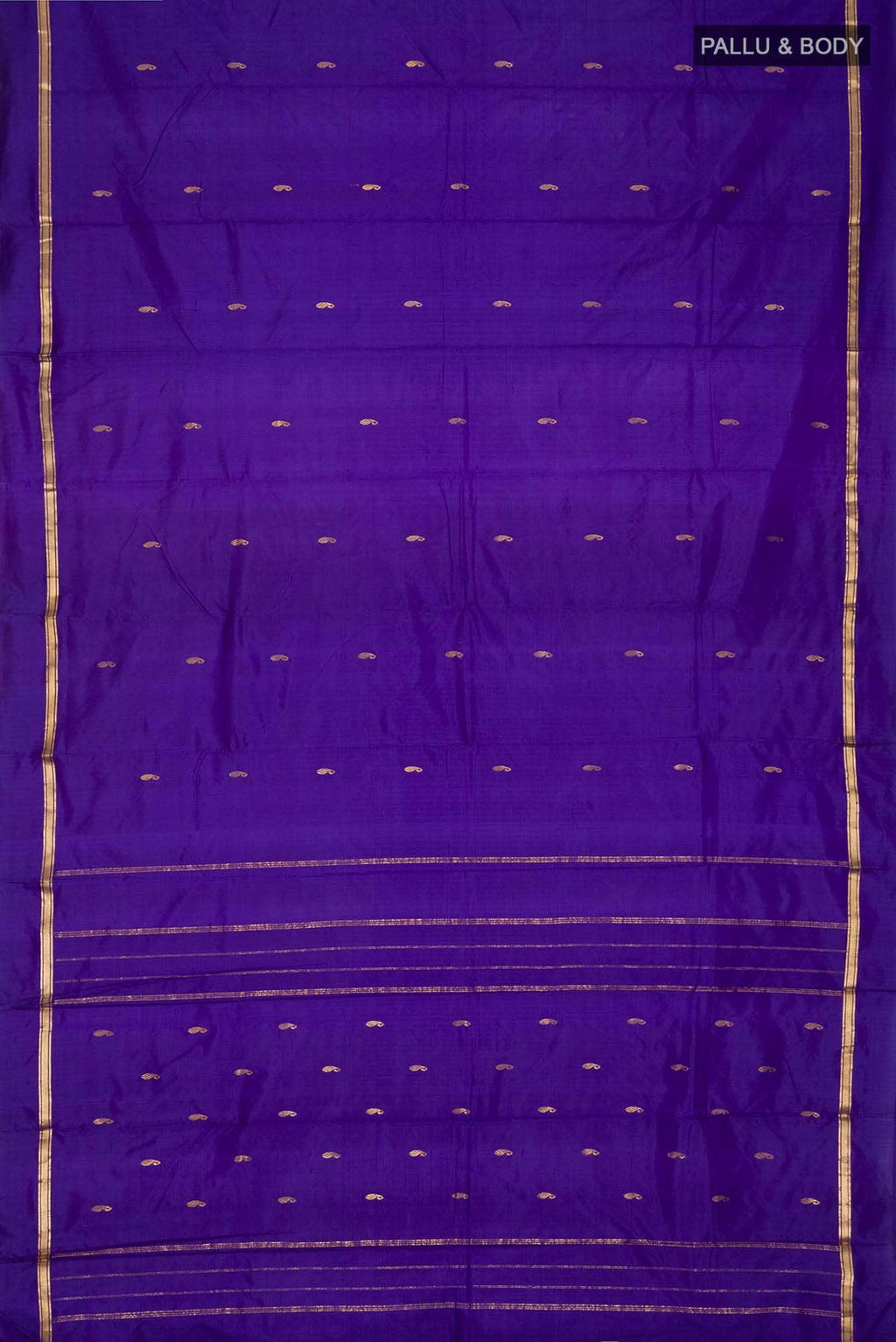 Blue Kanchipuram Silk Saree