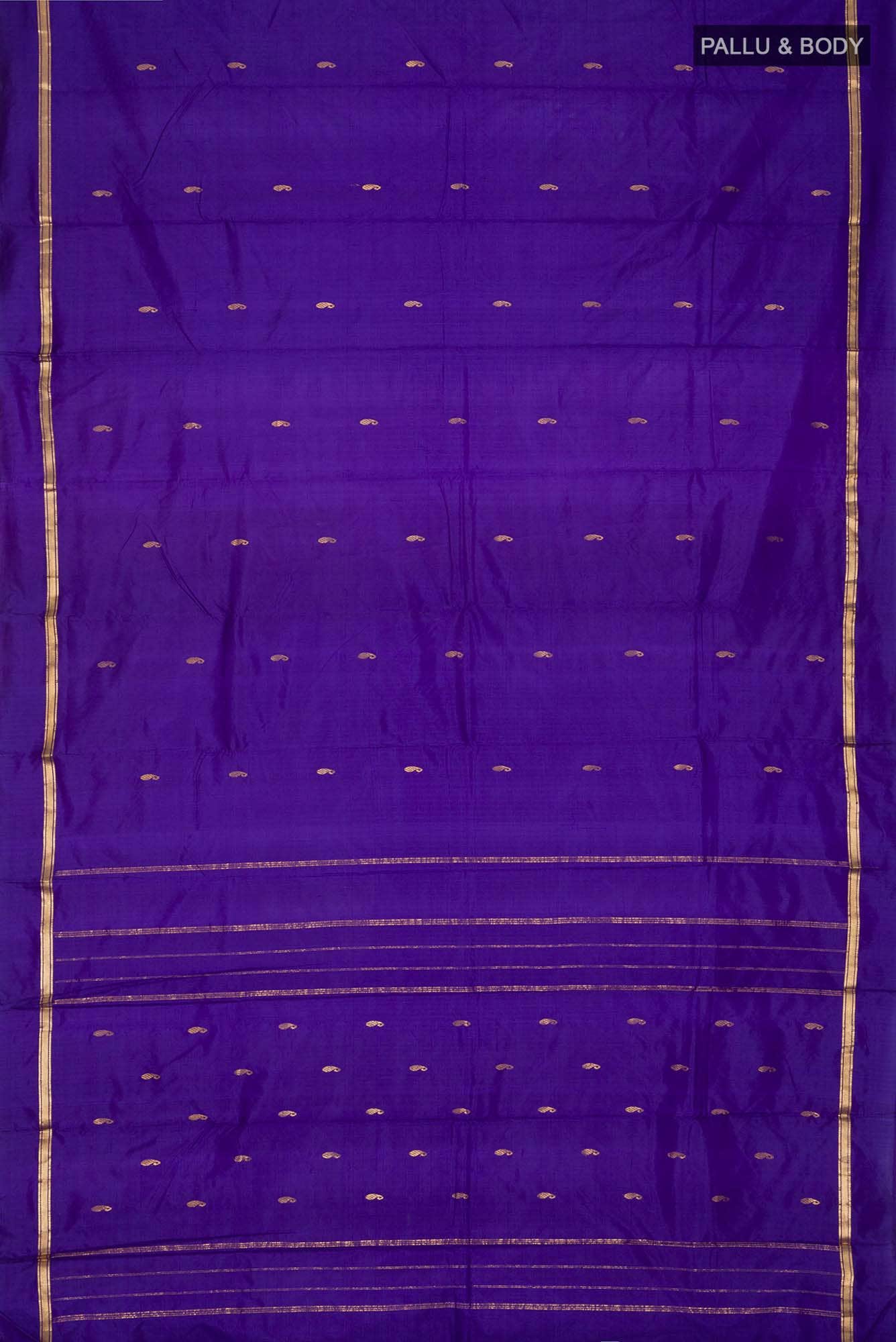 Blue Kanchipuram Silk Saree