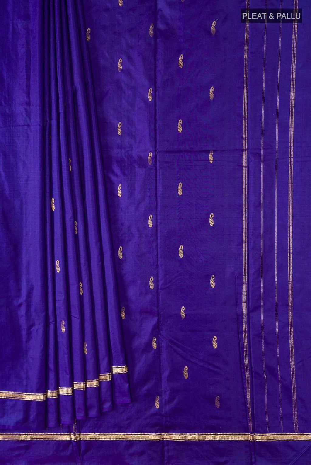 Blue Kanchipuram Silk Saree
