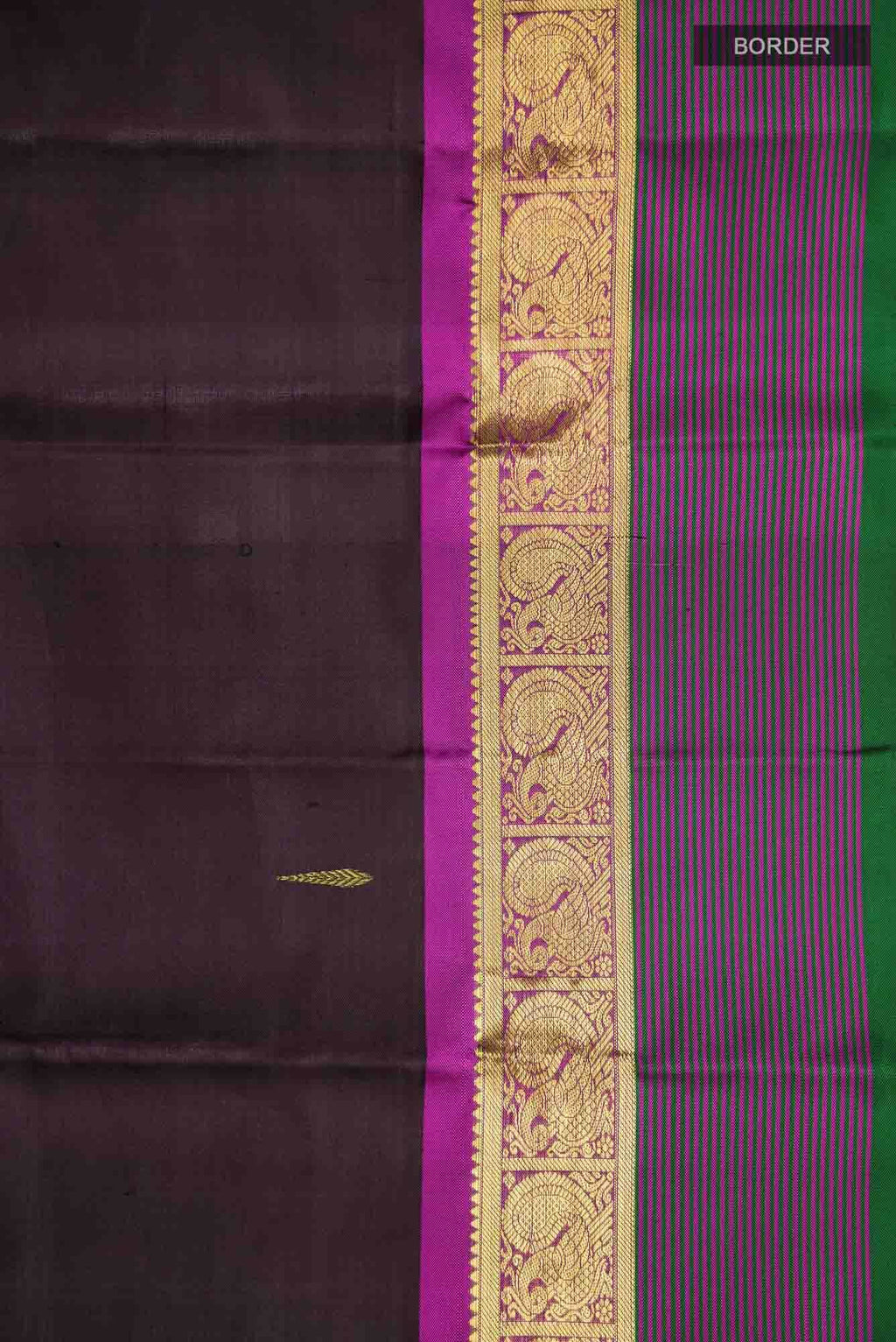 Black Kanchipuram Silk Saree