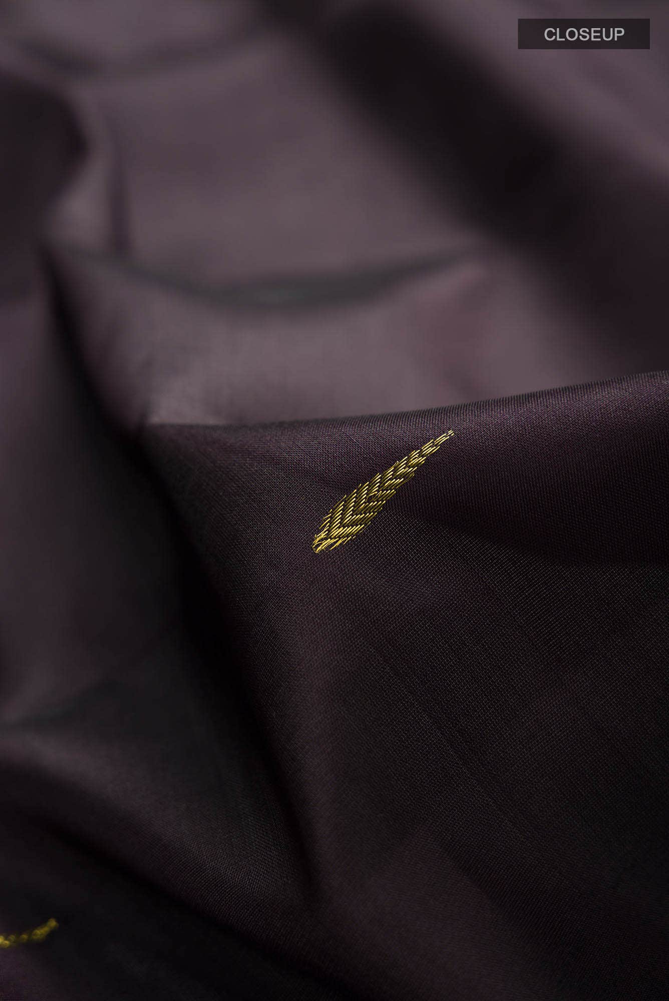 Black Kanchipuram Silk Saree