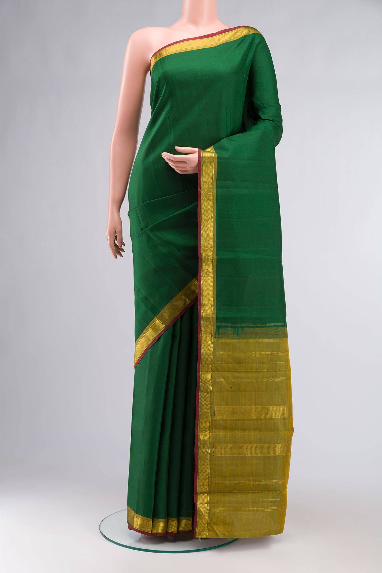 Green Kanchipuram Silk Saree
