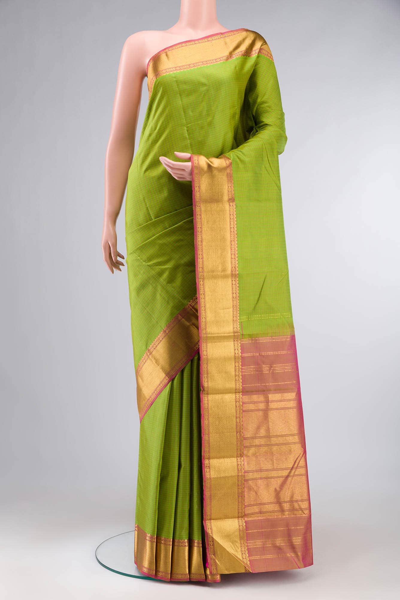 Green Kanchipuram Silk Saree