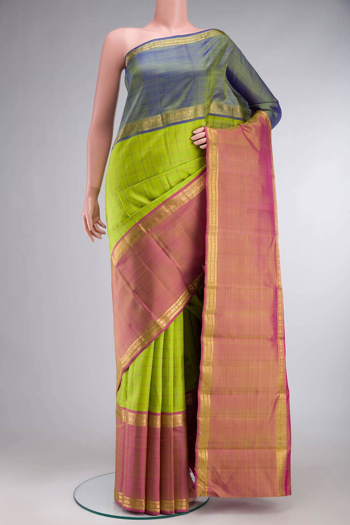 Green Kanchipuram Silk Saree