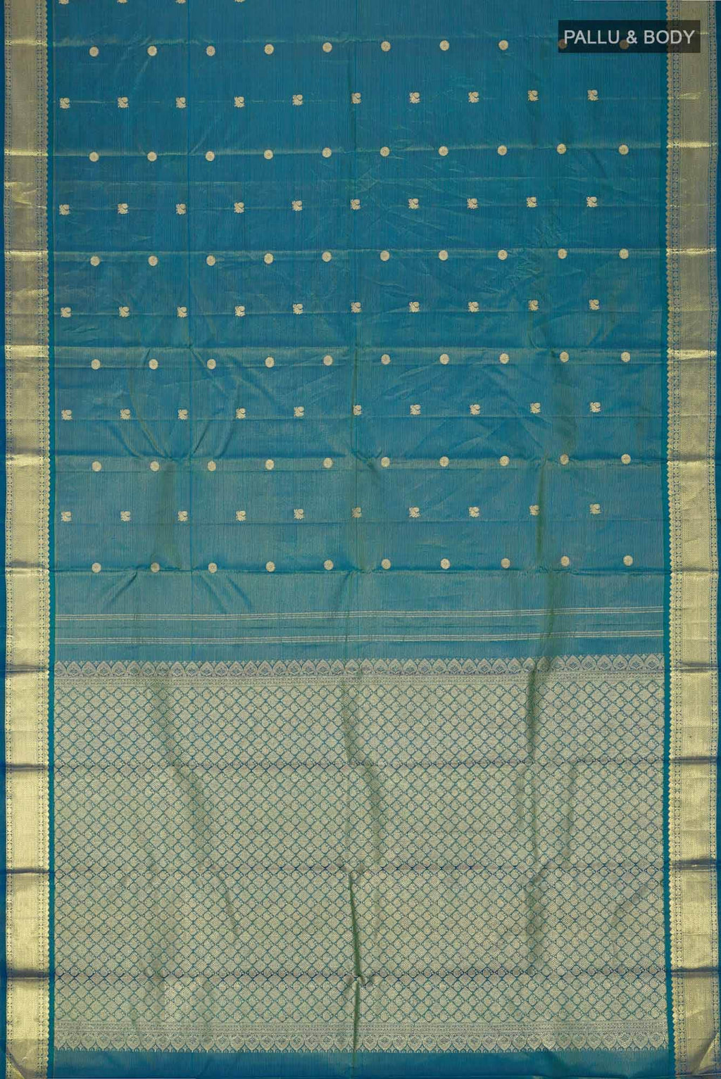 Blue Kanchipuram Silk Saree