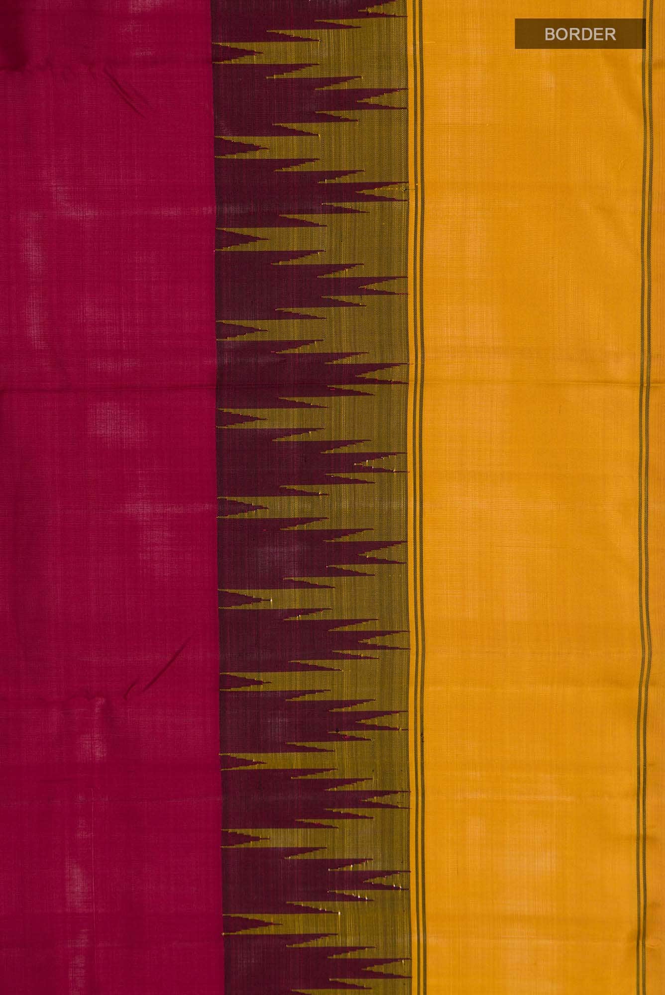 Maroon Kanchipuram Silk Saree