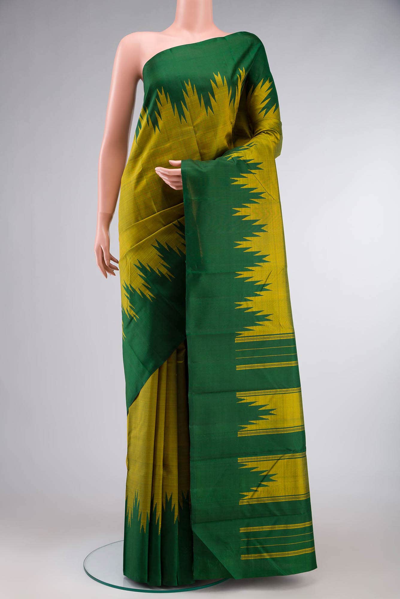 Green Kanchipuram Silk Saree