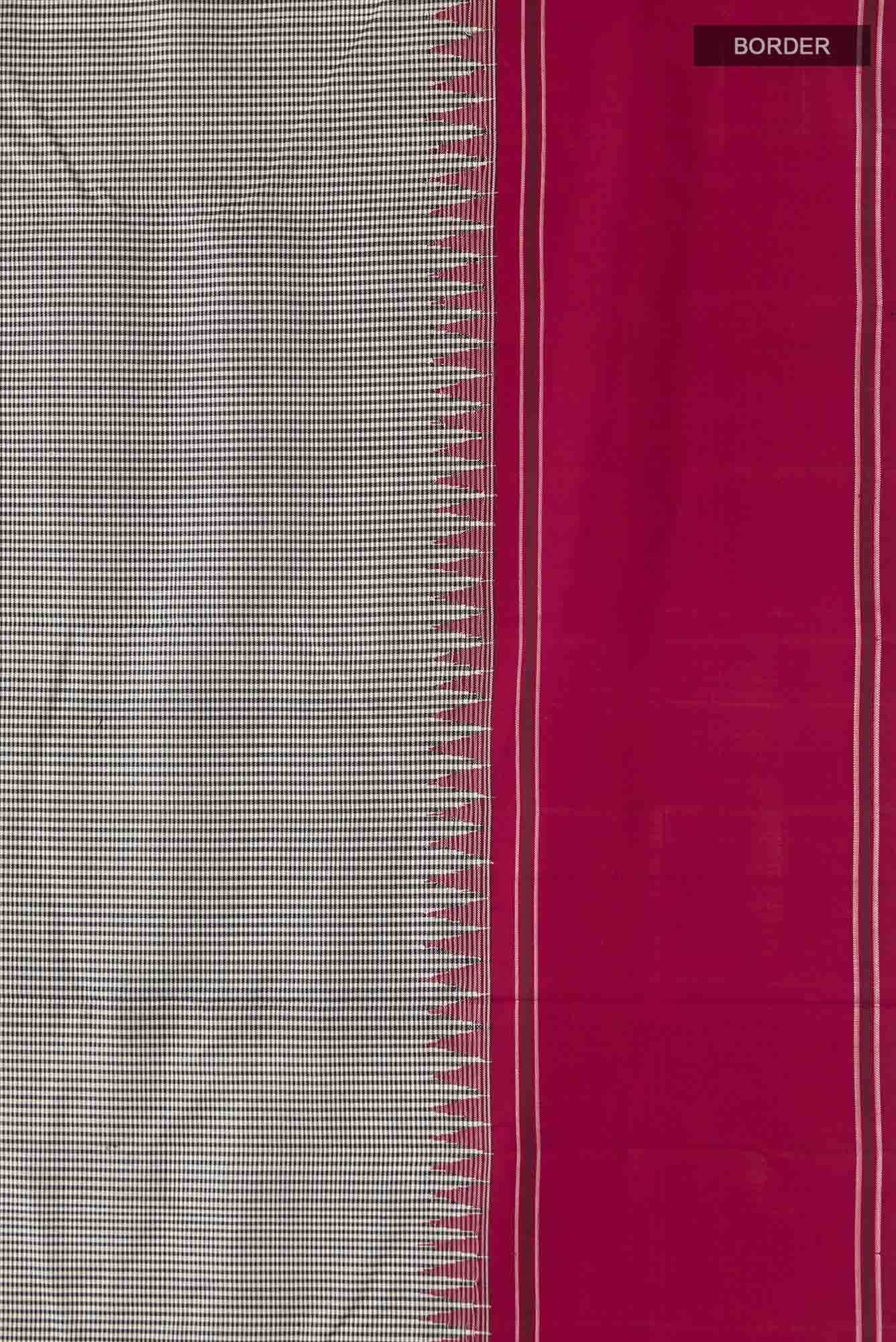 Black Kanchipuram Silk Saree