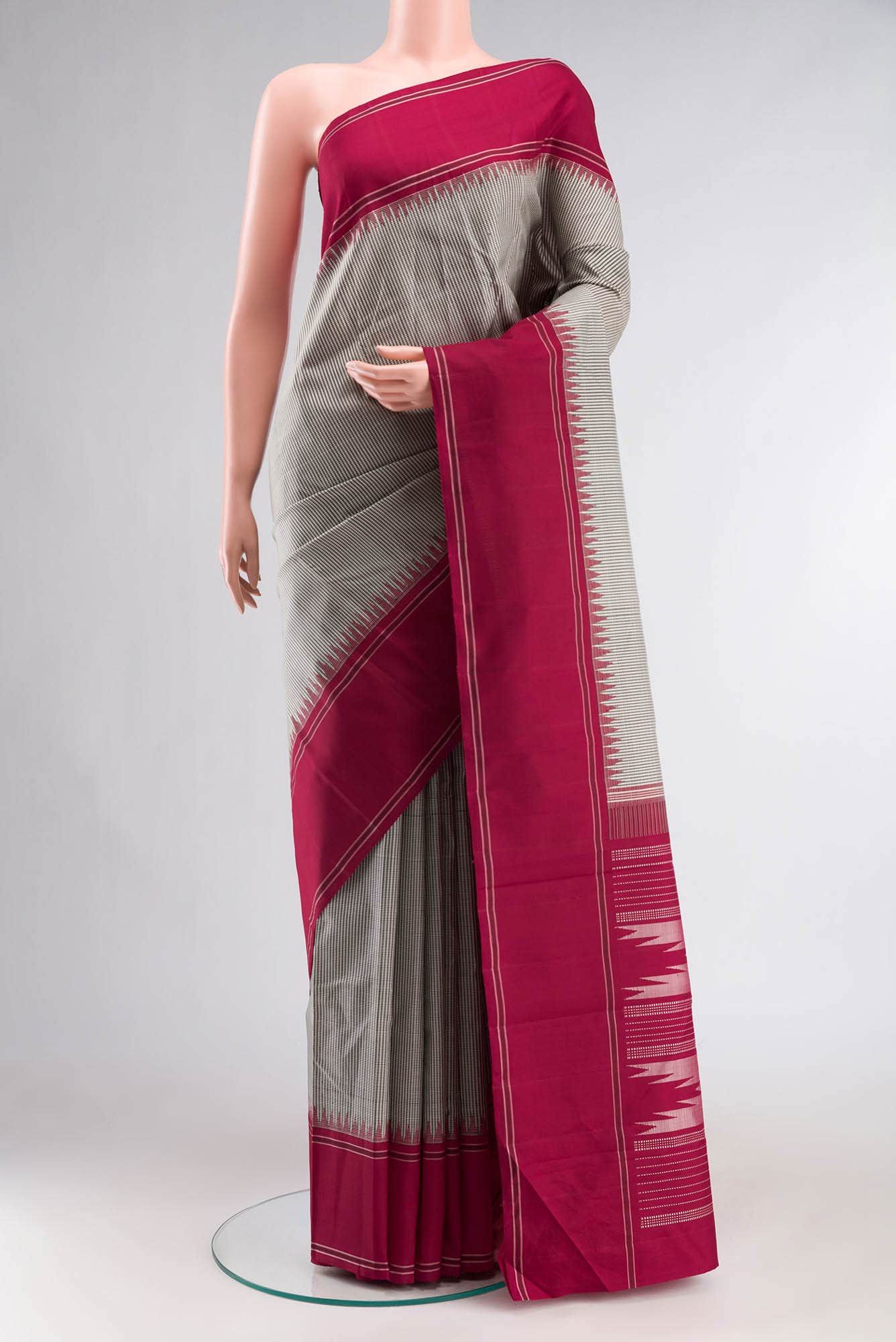 Black Kanchipuram Silk Saree