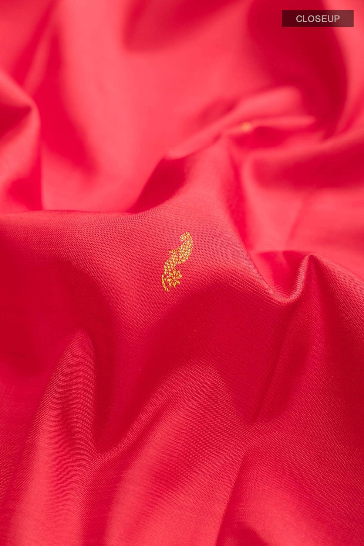 Coral Kanjivaram Silk Saree