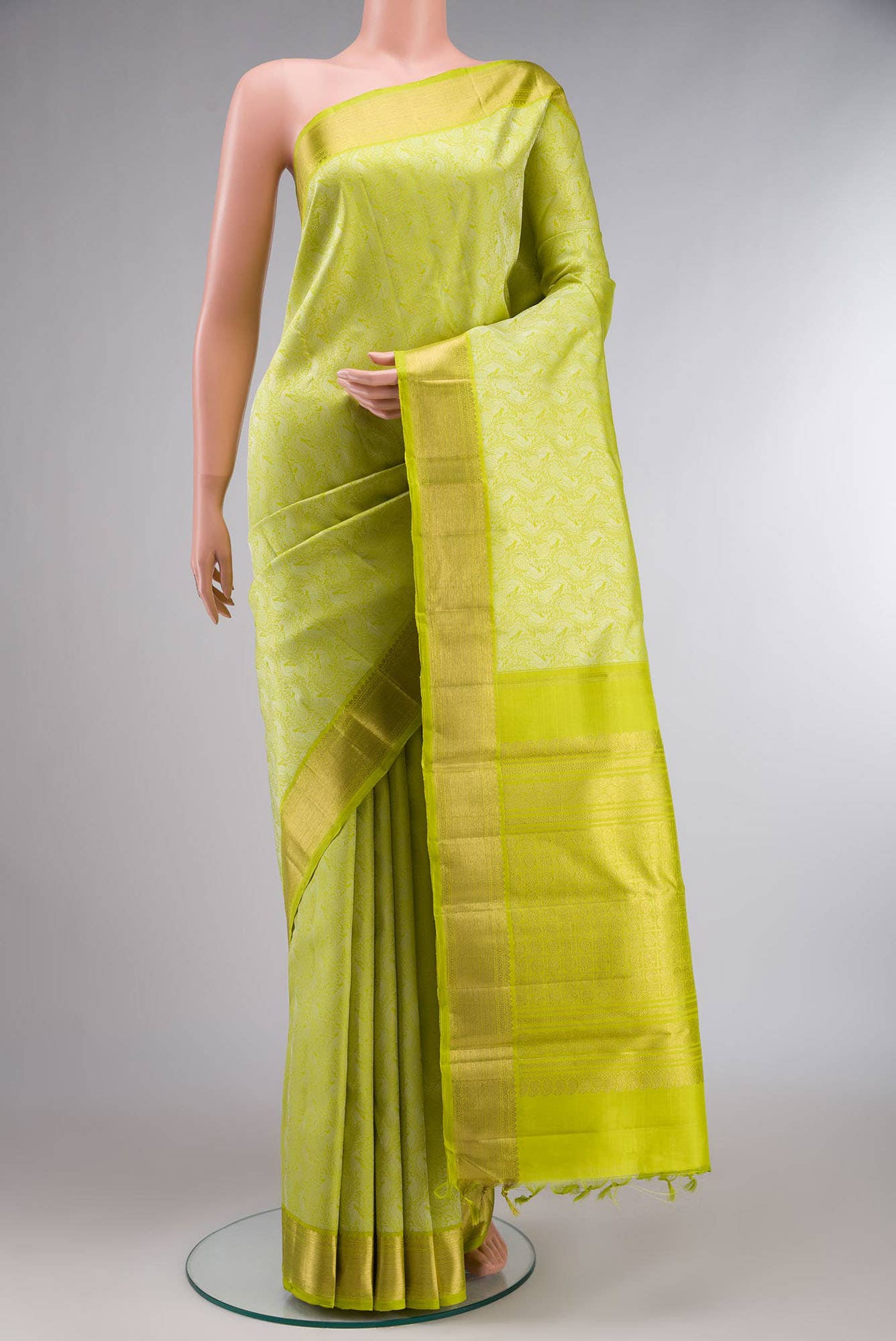 Green Kanchipuram Silk Saree