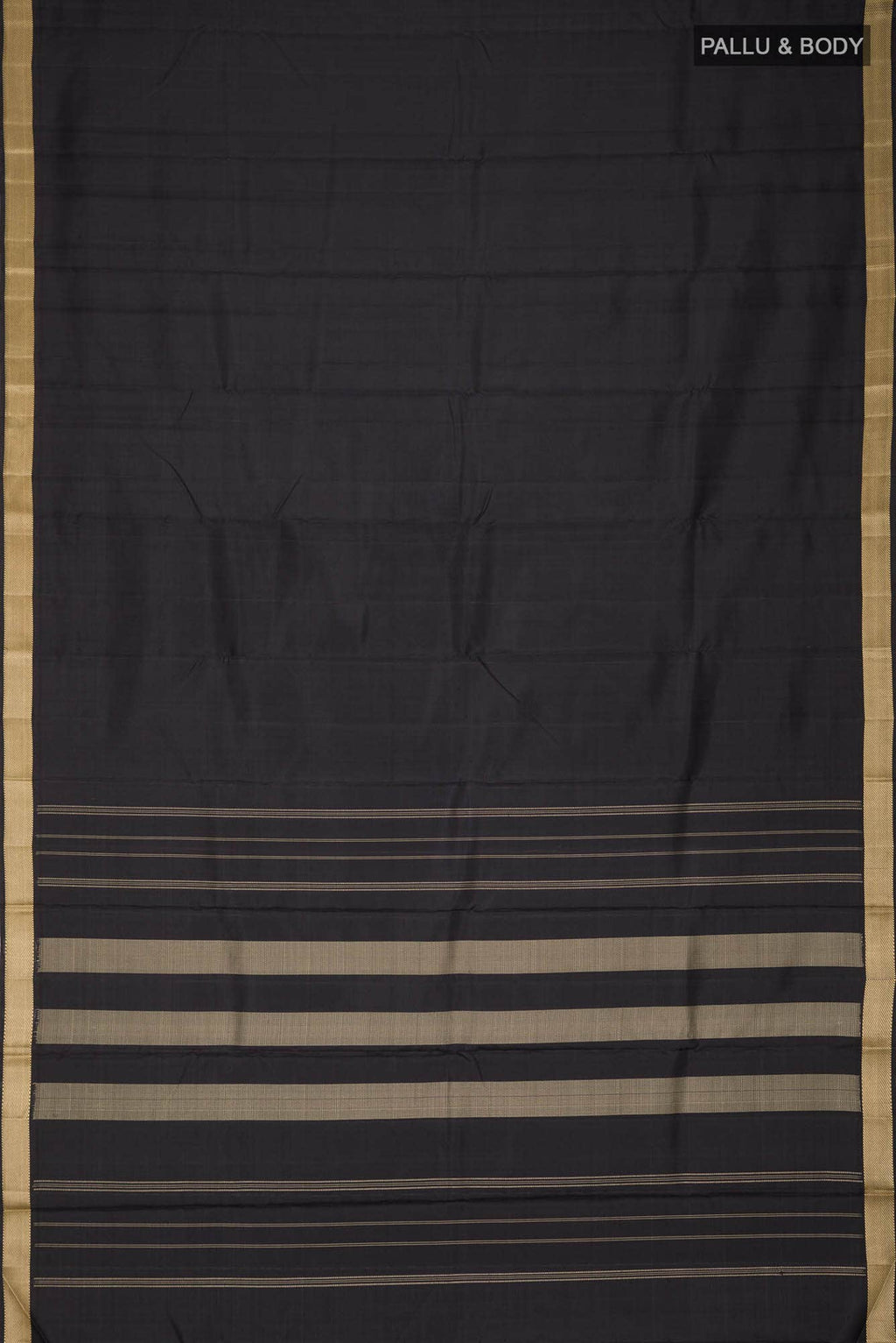Black Kanchipuram Silk Saree