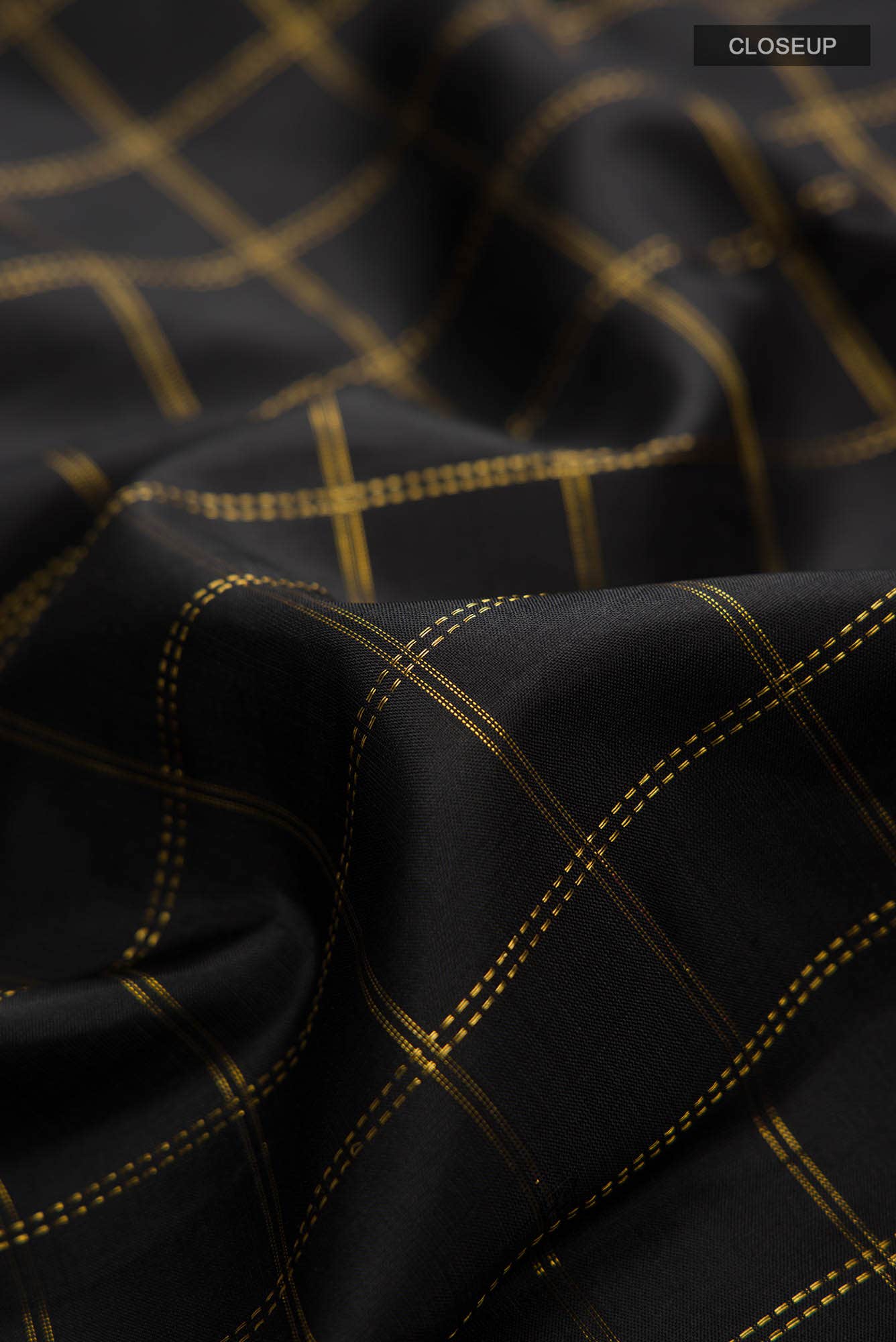 Black Kanchipuram Silk Saree