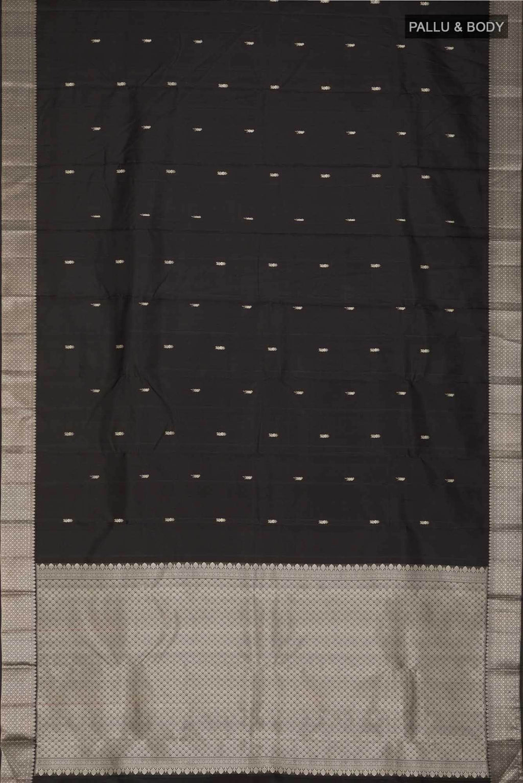 Black Kanchipuram Silk Saree