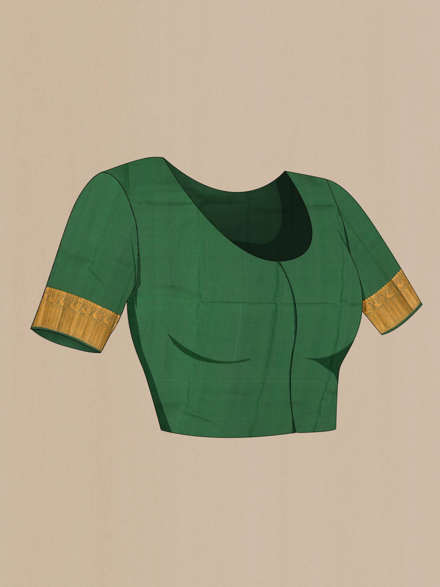 Green Kanchipuram Silk Saree
