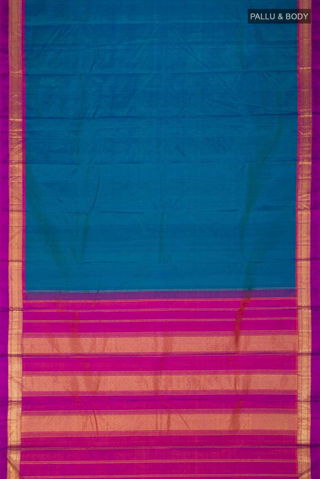 Blue Kanchipuram Silk Saree