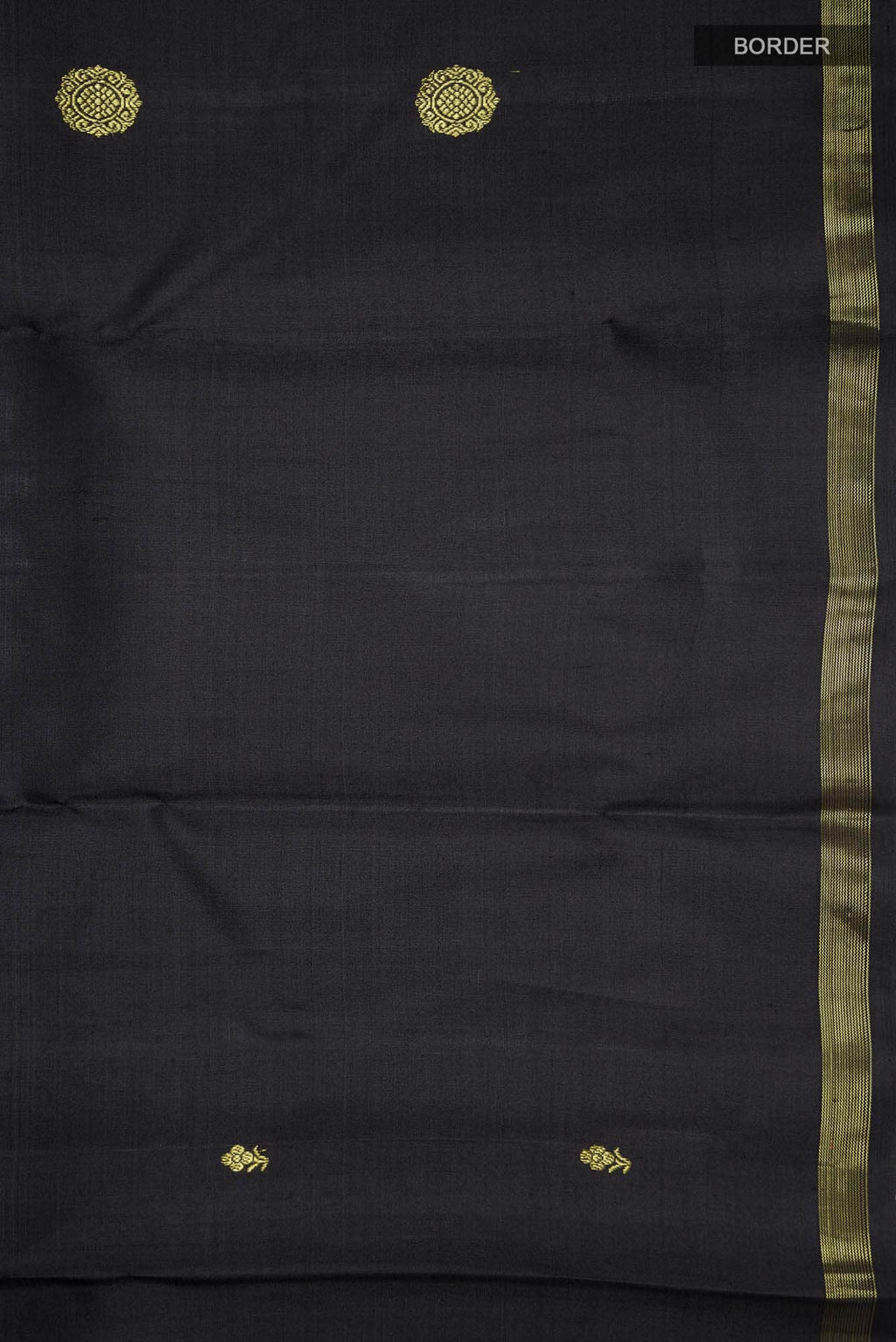 Black Kanchipuram Silk Saree