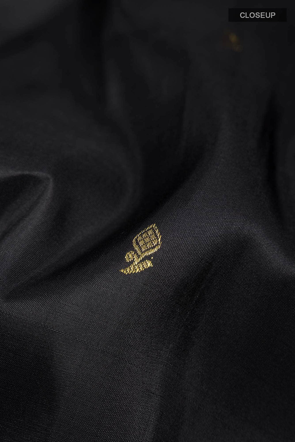 Black Kanchipuram Silk Saree