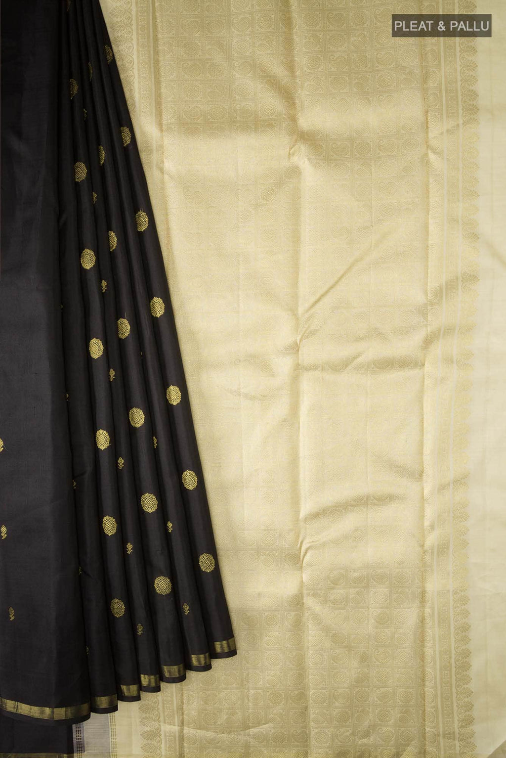 Black Kanchipuram Silk Saree