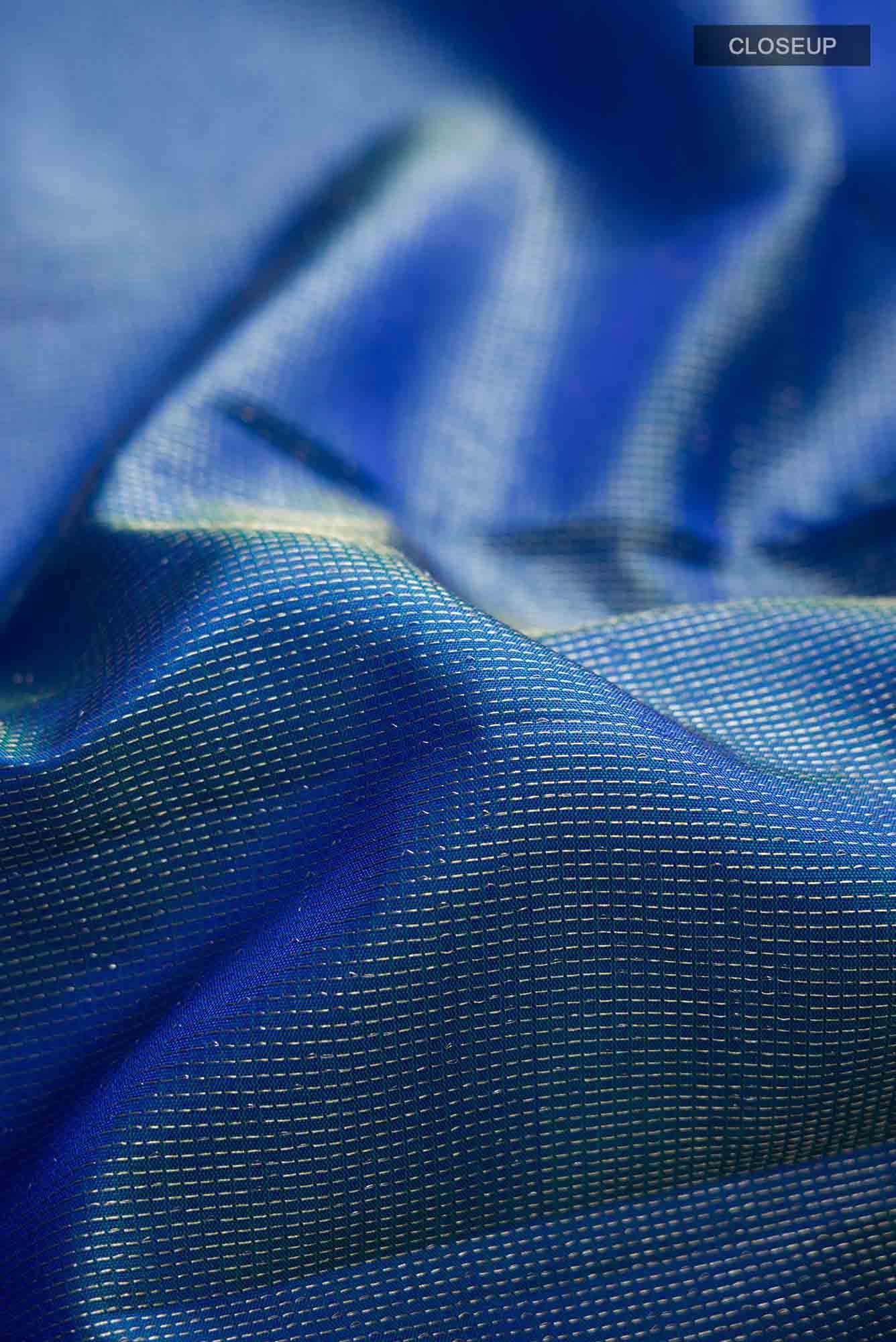 Blue Kanchipuram Silk Saree